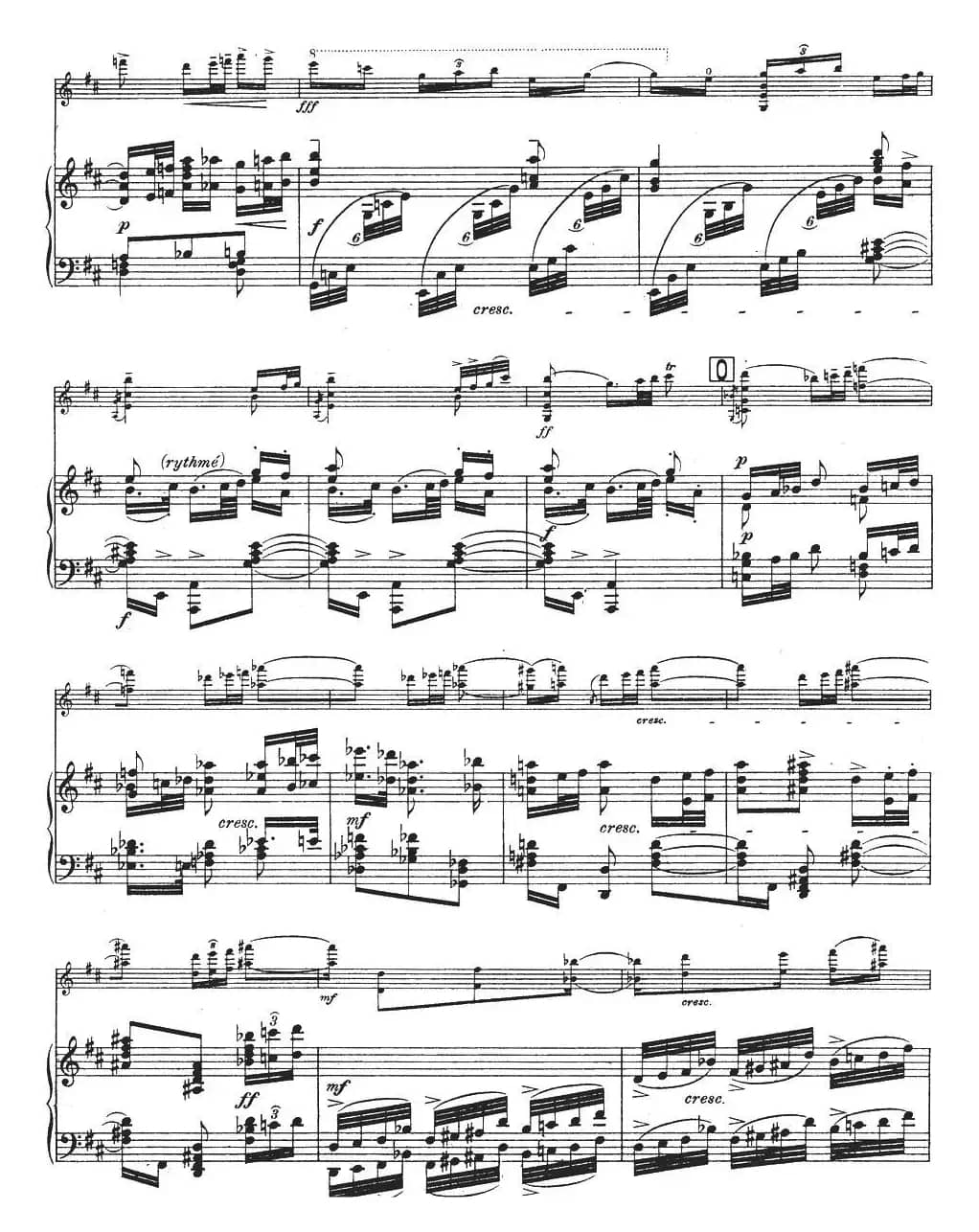 伊萨伊作品集：Divertimento（小提琴+钢琴伴奏）