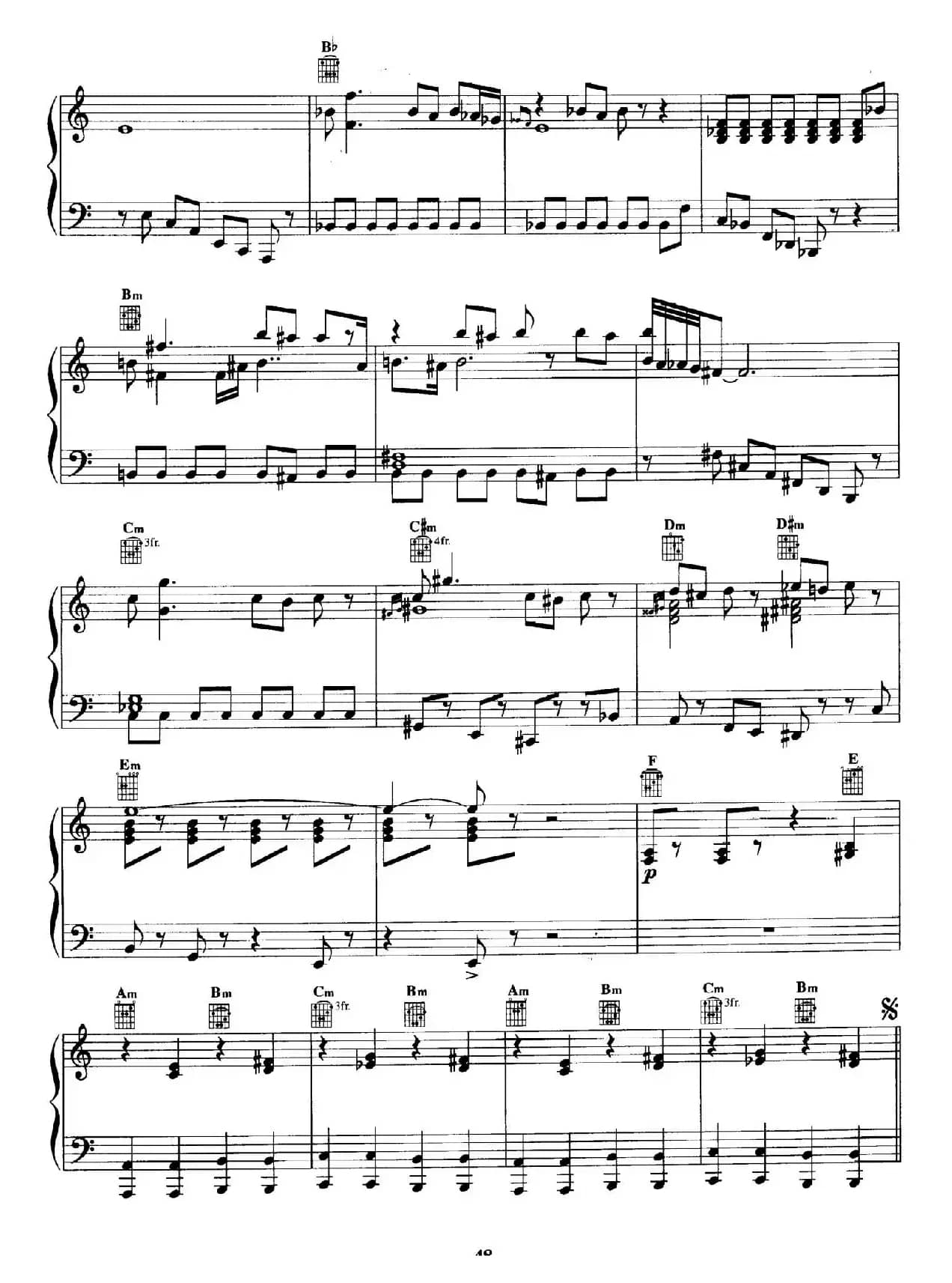 电影配乐大师莫瑞康最佳20首钢琴谱（Best of Ennio Morricone·14）