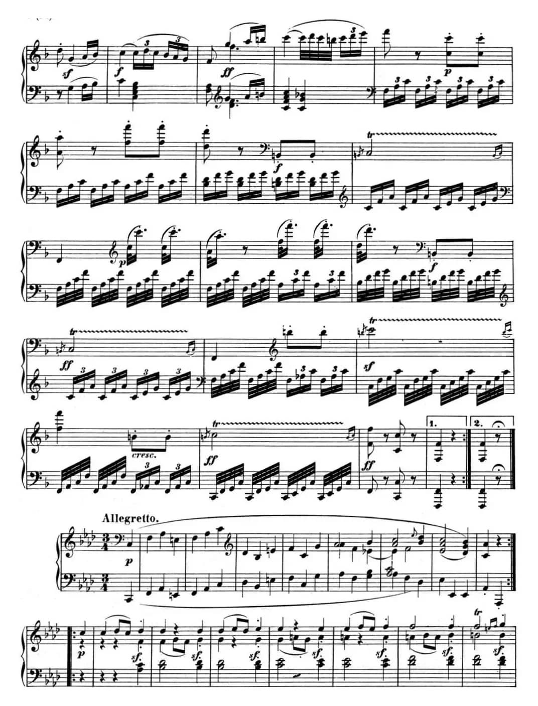 贝多芬钢琴奏鸣曲06 F大调 Op.10 No.2 F major