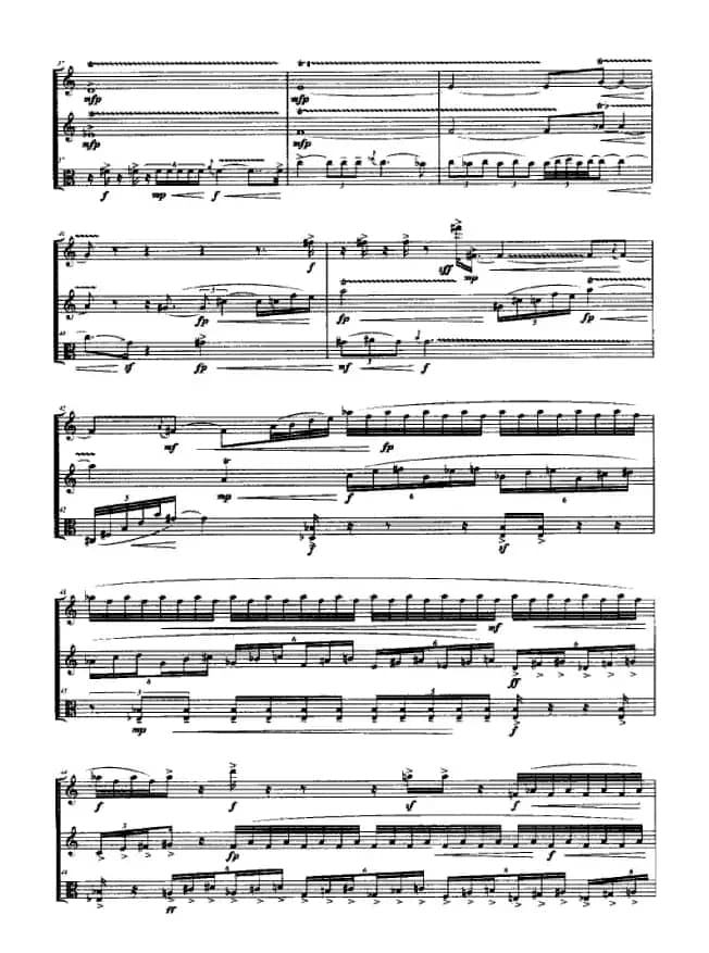 合（长笛+单簧管+中提琴）