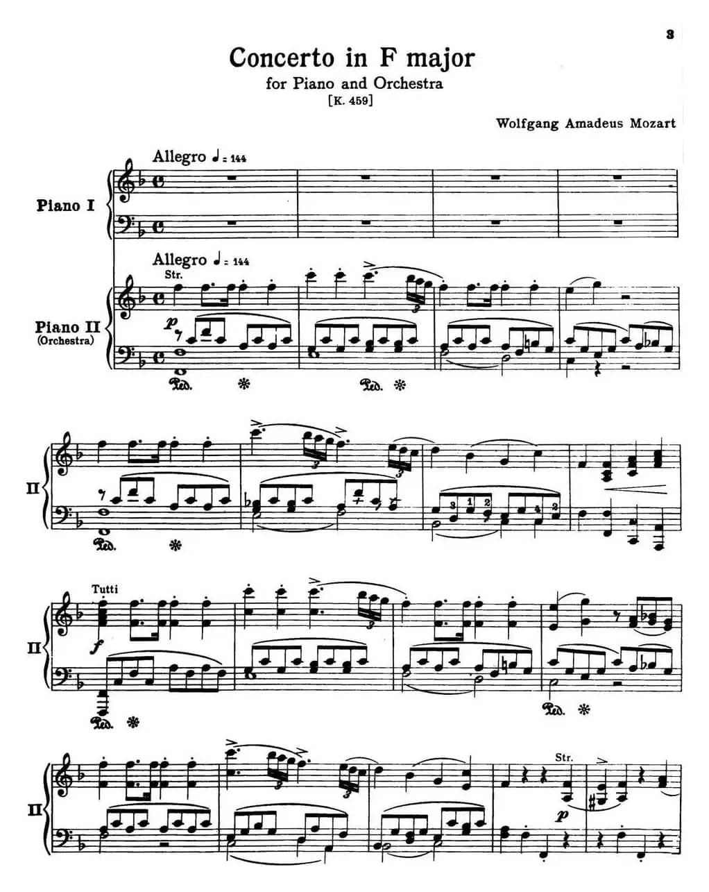 二十八部钢琴协奏曲 No.19（P1-15）