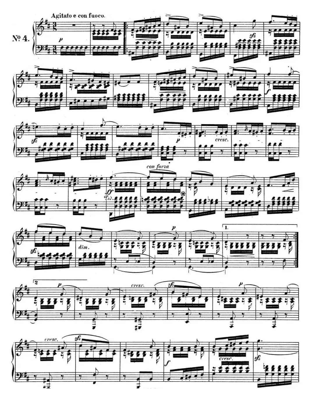 门德尔松无词歌Op.30（NO.4）