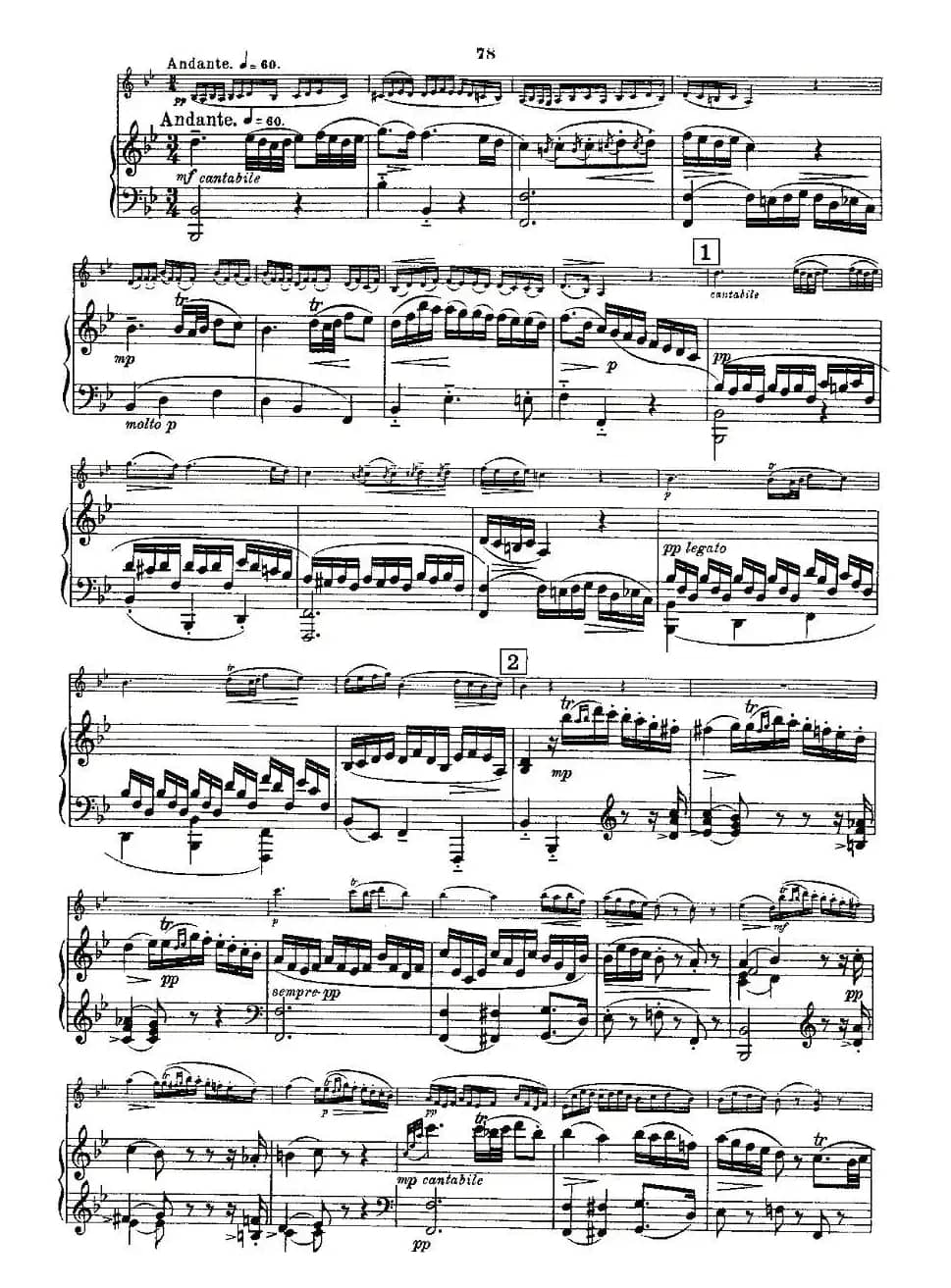 Mozart - Violin Sonata No.7, KV. 376（第七小提琴奏鸣曲）