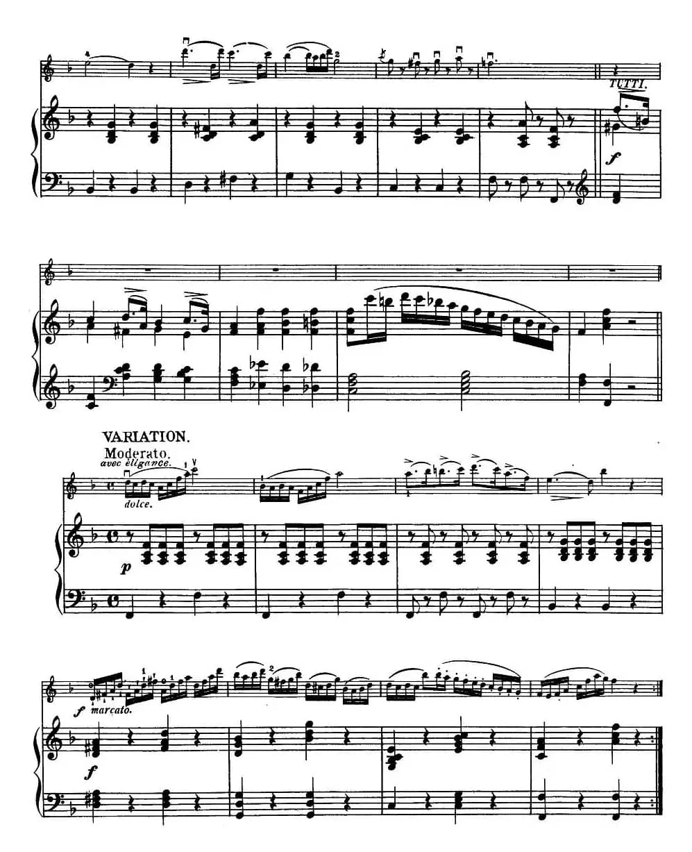 AIR VARIE（小提琴+钢琴）