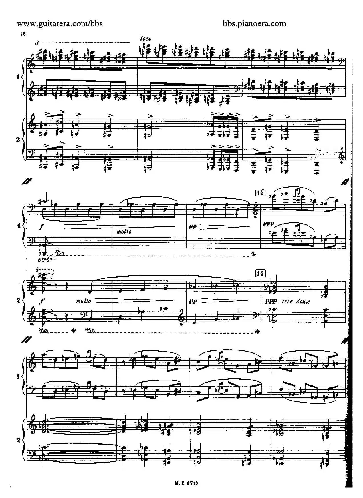 Sonata for Two Pianos（双钢琴奏鸣曲）