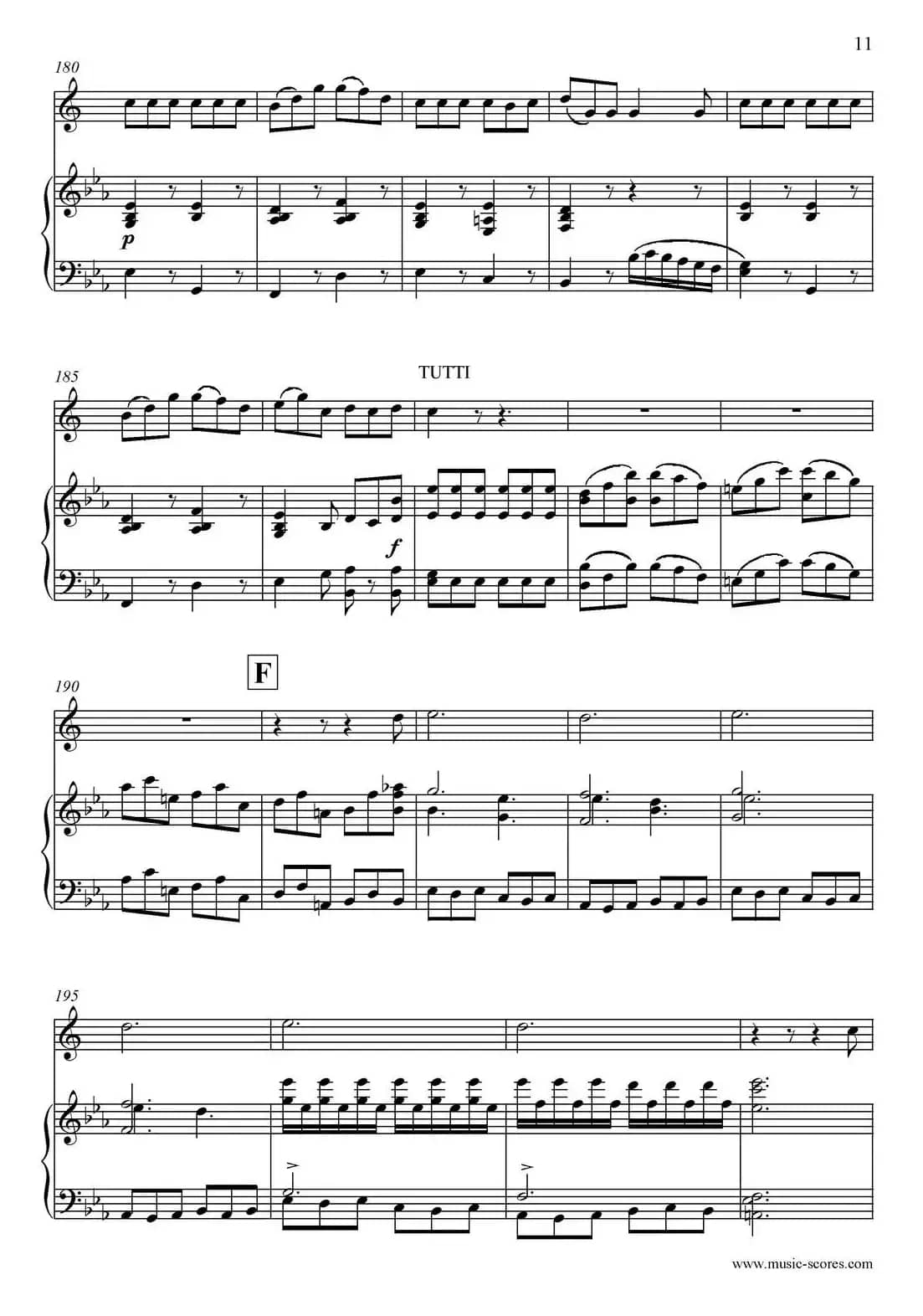 Mozart：Concerto KV495 No.4-3st Rondo 回旋曲（上低音萨克斯+钢琴伴奏）