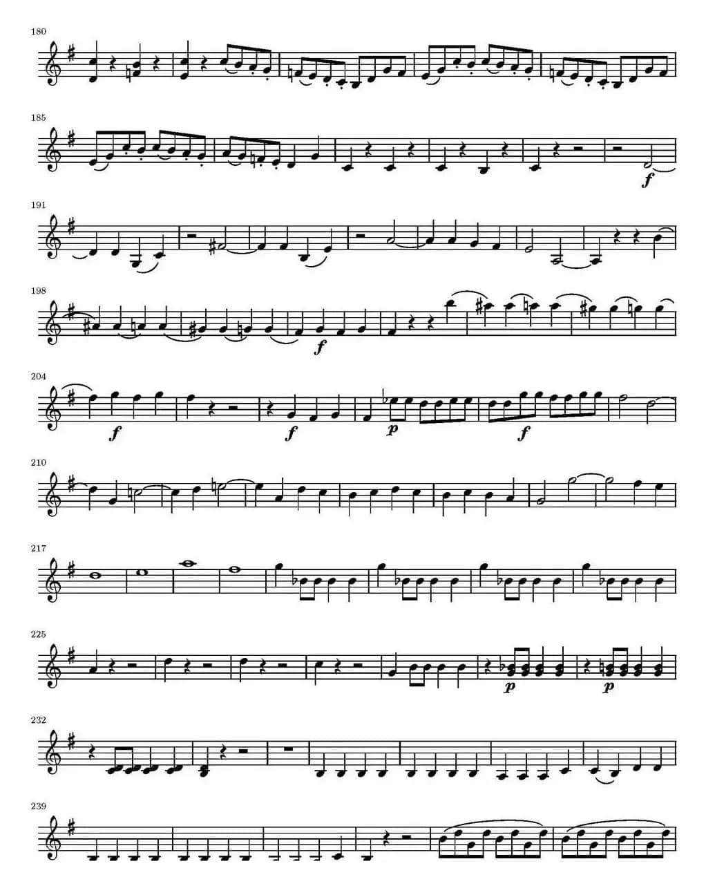 String Quartet KV.387（弦乐四重奏第二小提琴分谱）