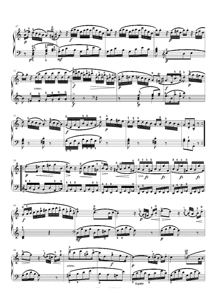 莫扎特C大调第十钢琴奏鸣曲