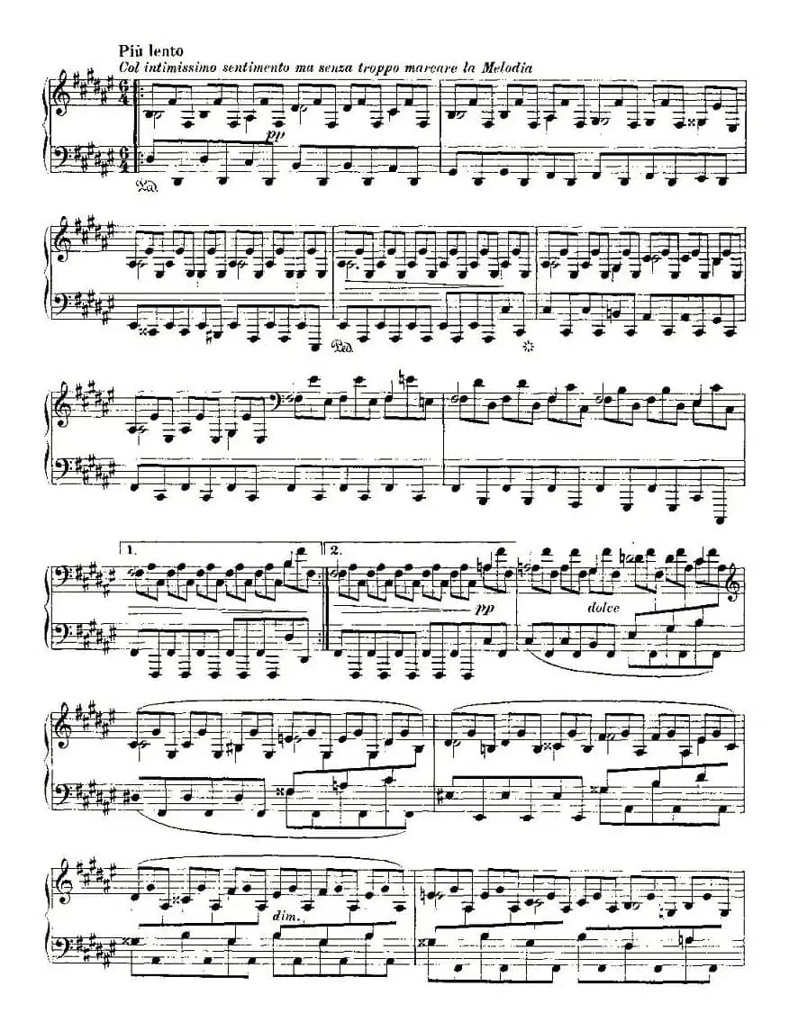 Ballades（勃拉姆斯4首叙事曲）