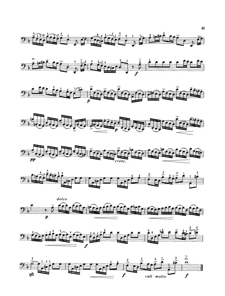 d小调协奏曲 （大提琴）