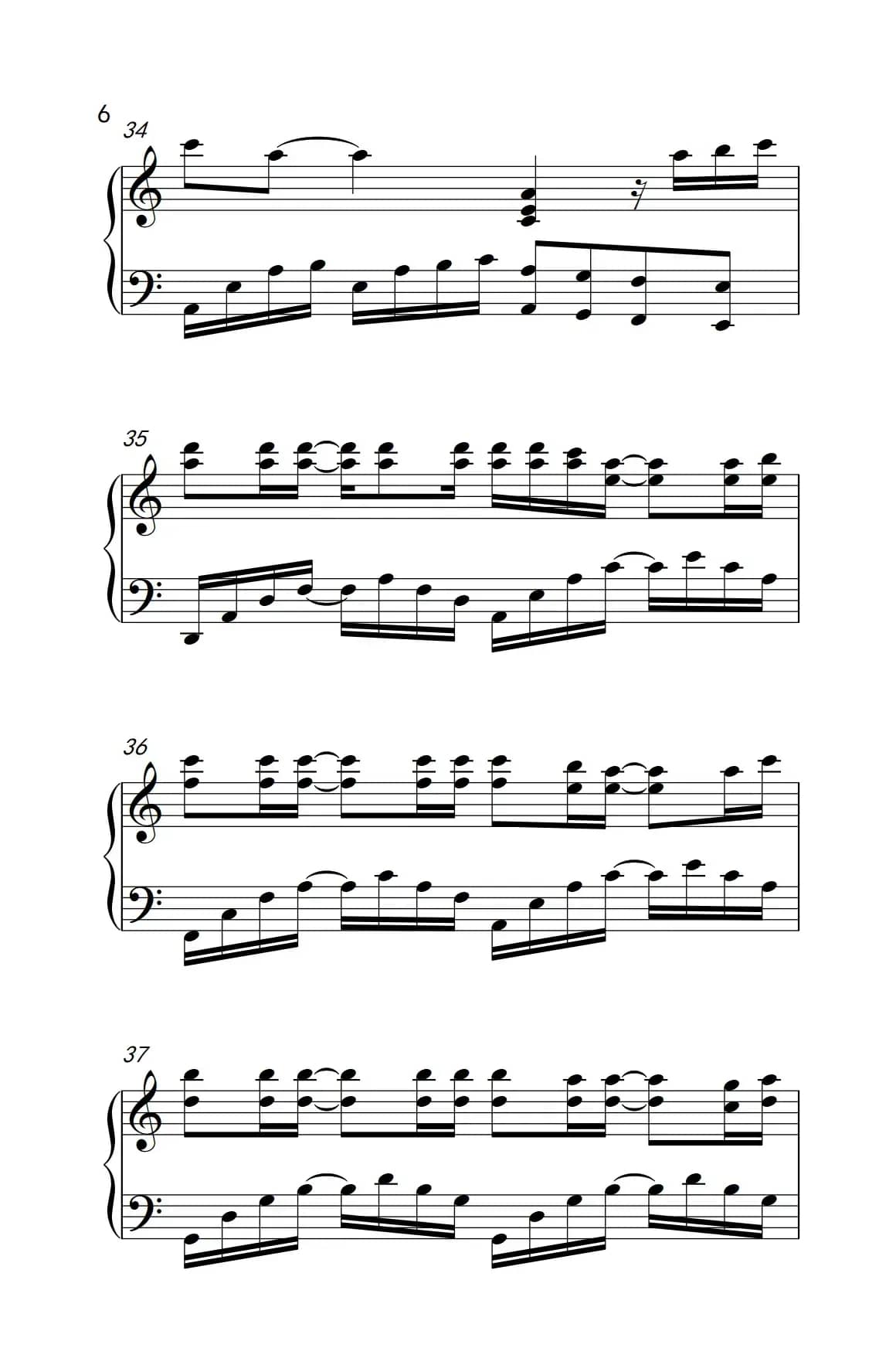 天亮了（《弹吧音教》制谱版）