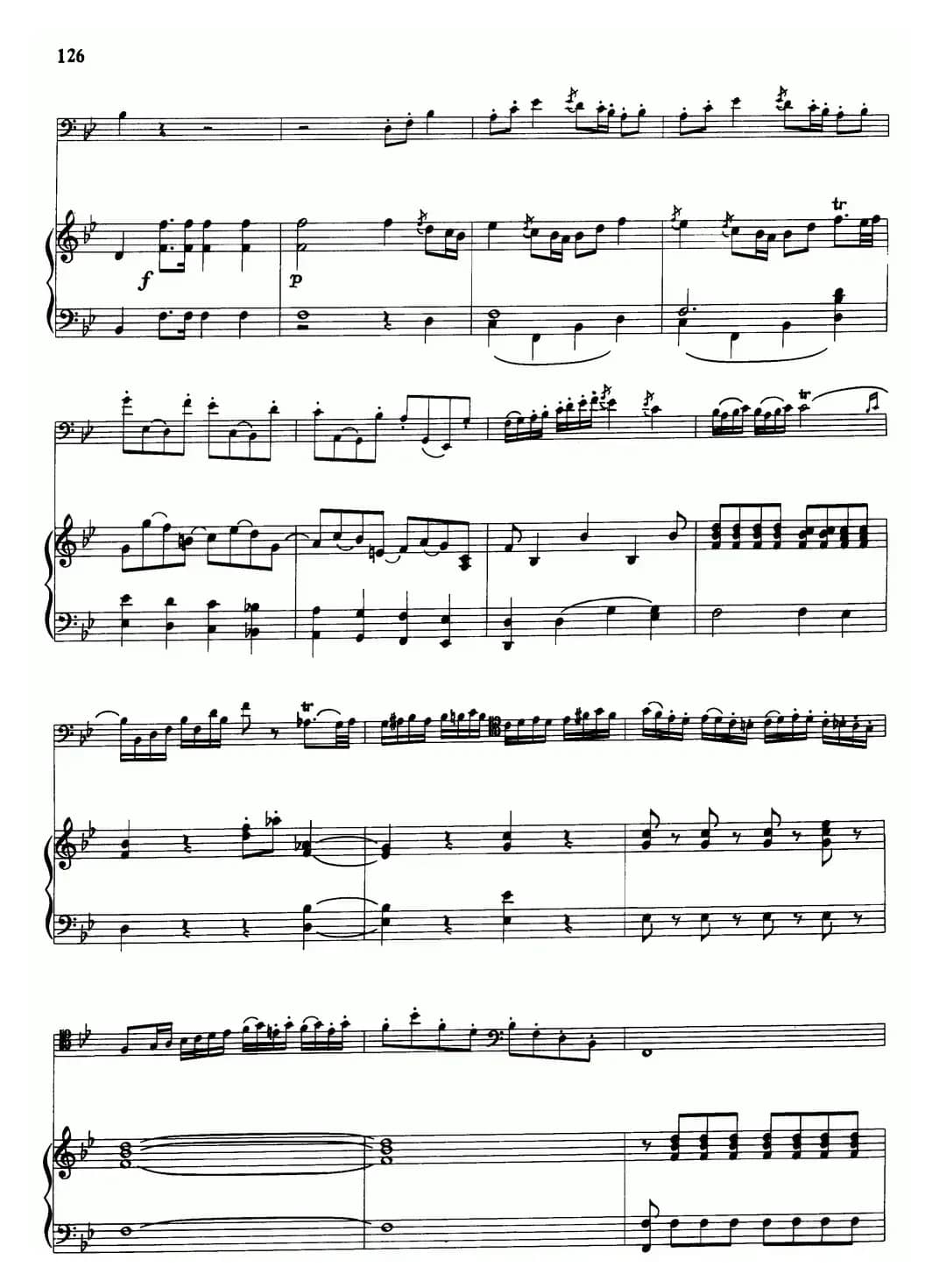 降B大调协奏曲（大管+钢琴伴奏）