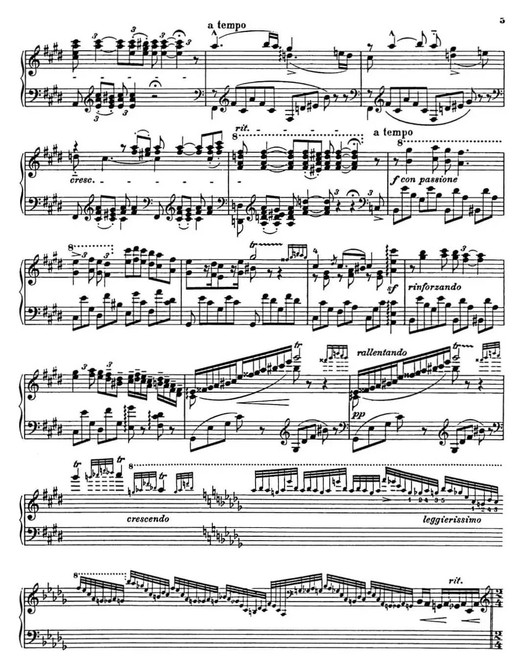 李斯特 匈牙利狂想曲 Hungarian Rhapsodies S.244 No.1