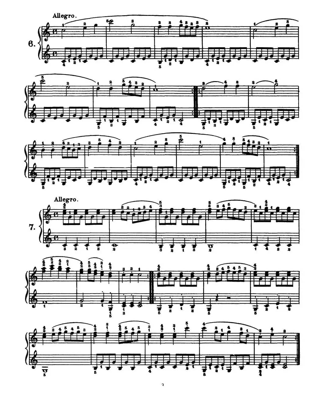 One Hundred and Ten Easy and Progressive Exercises Op.453（车尔尼110首简易练习曲 1——10）