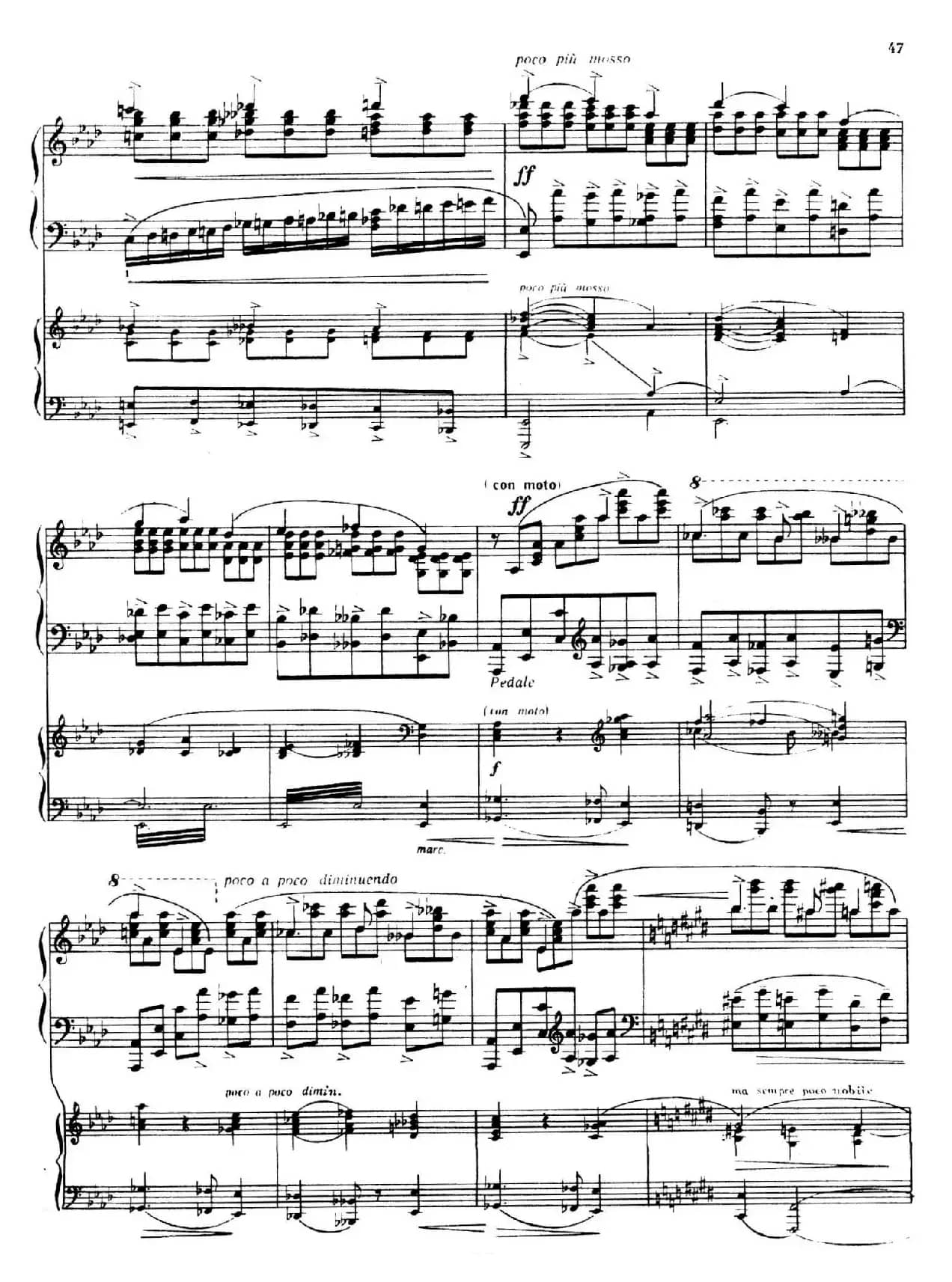 Piano Concerto No.2 in c Minor Op.50（c小调第二钢琴协奏曲·Ⅱ·双钢琴）