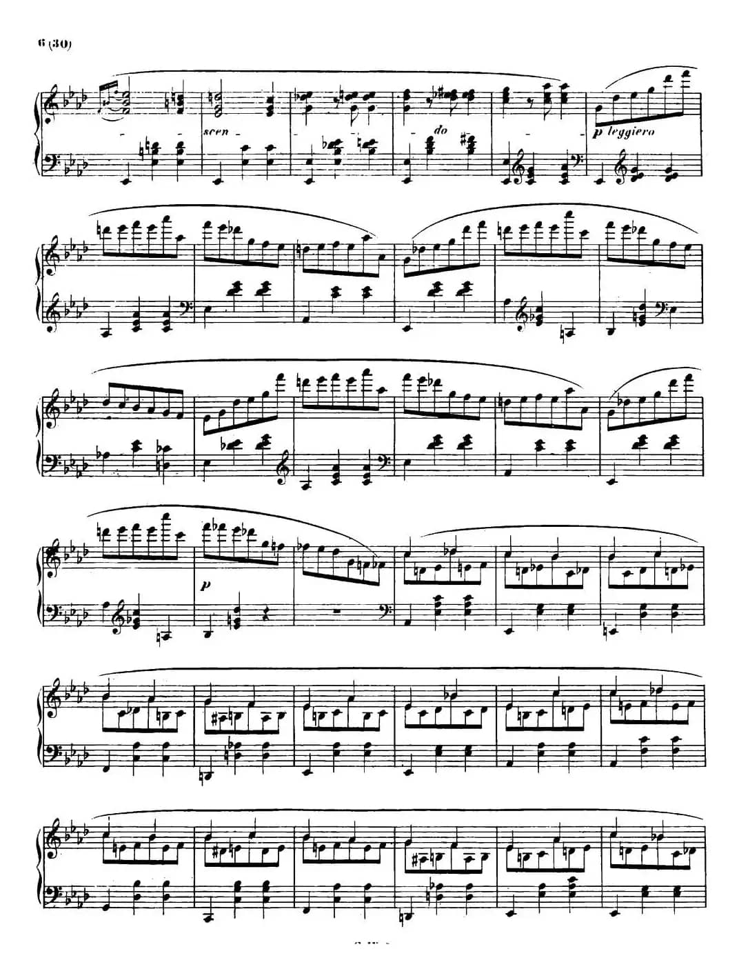 降A大调圆舞曲Op.42