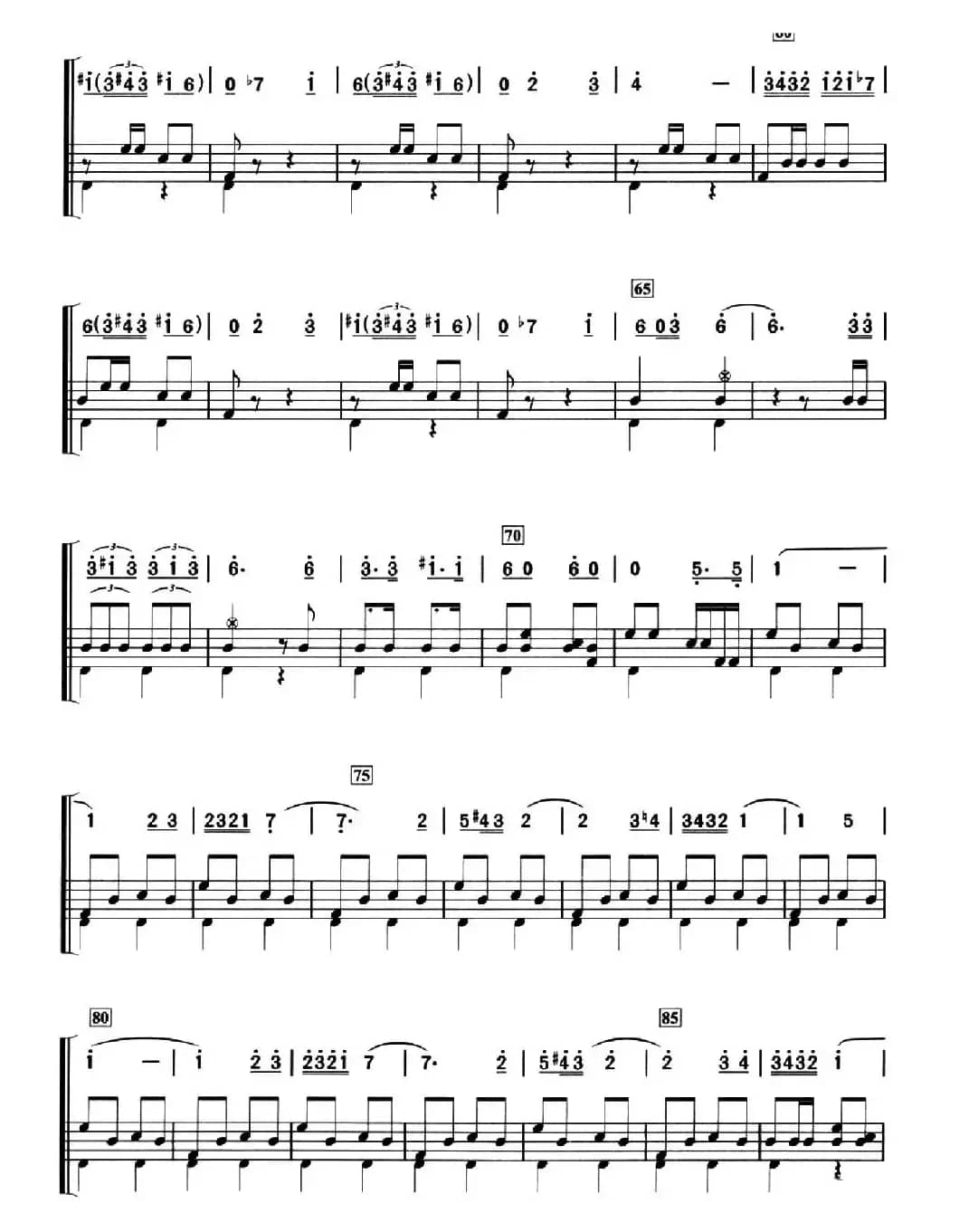 西班牙斗牛士（架子鼓、简谱+鼓谱）