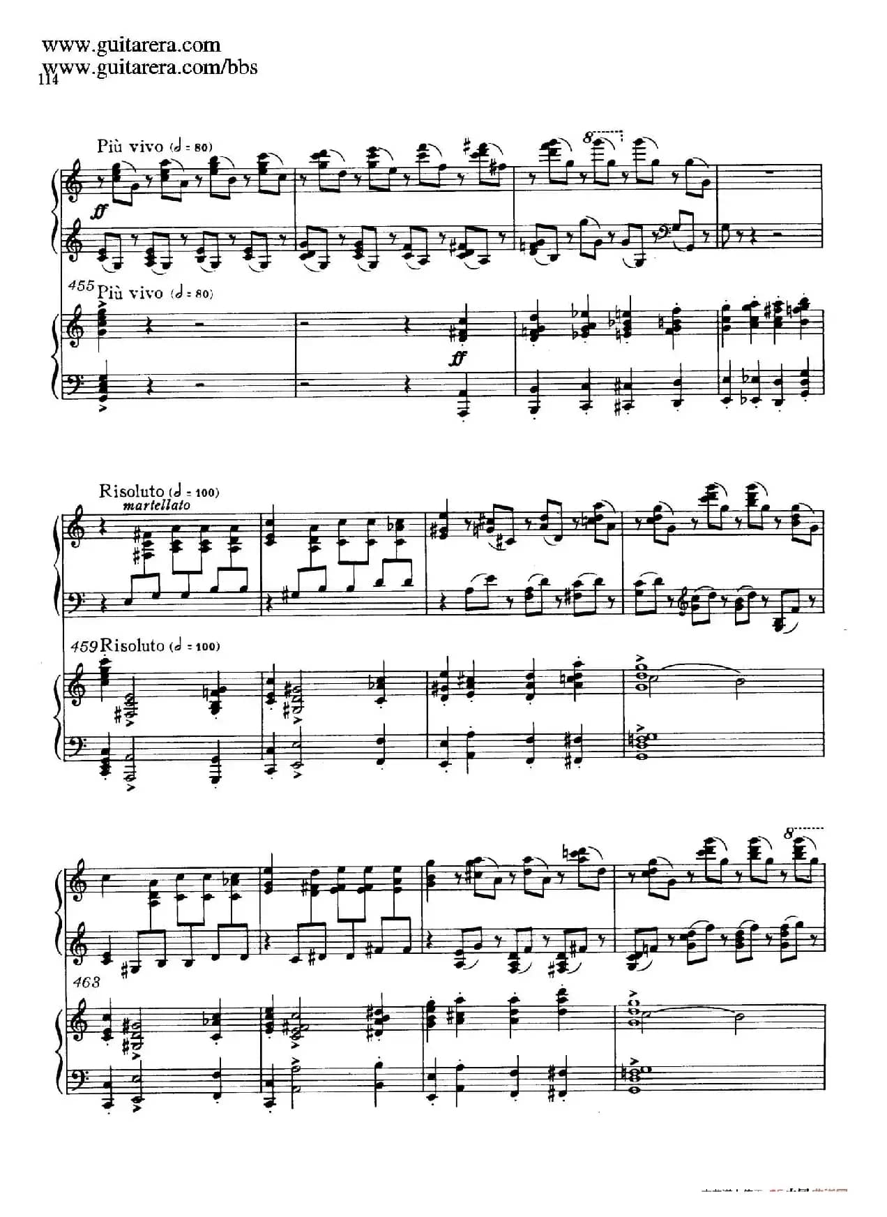 c小调第二钢琴协奏曲 Op.18(双钢琴·第三乐章)