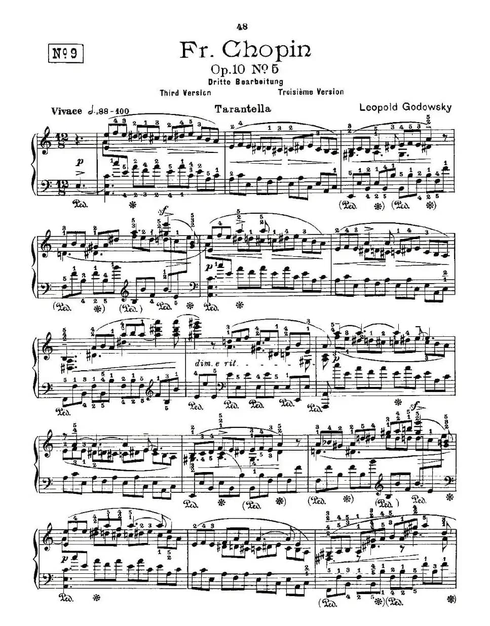 肖邦《练习曲》Fr.Chopin Op.10 No5-3