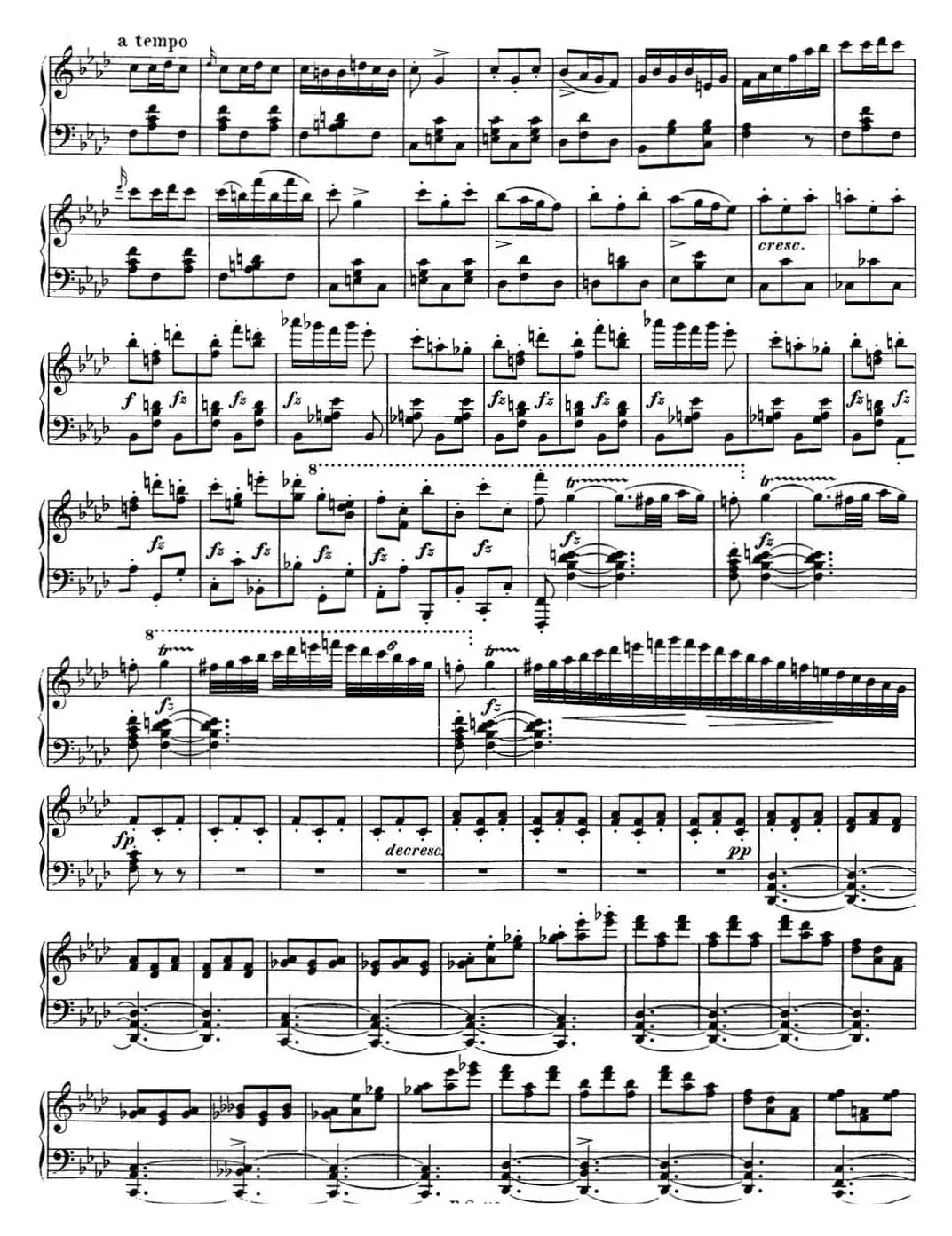 舒伯特降f小调即兴曲D.935，Op.142（NO.4）