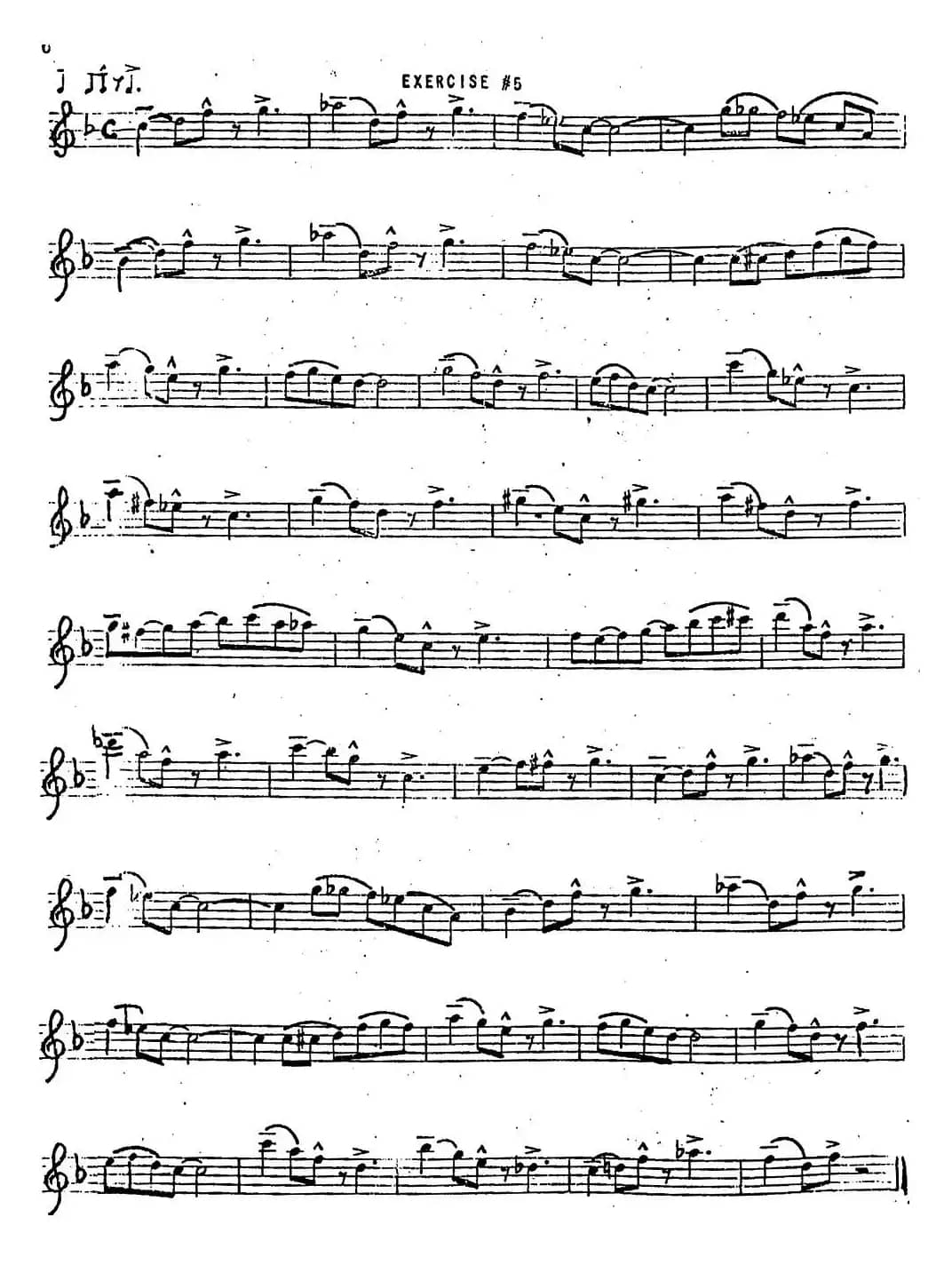Intermediate Jazz Conception by Lennie Niehaus（20 Jazz Exercises）