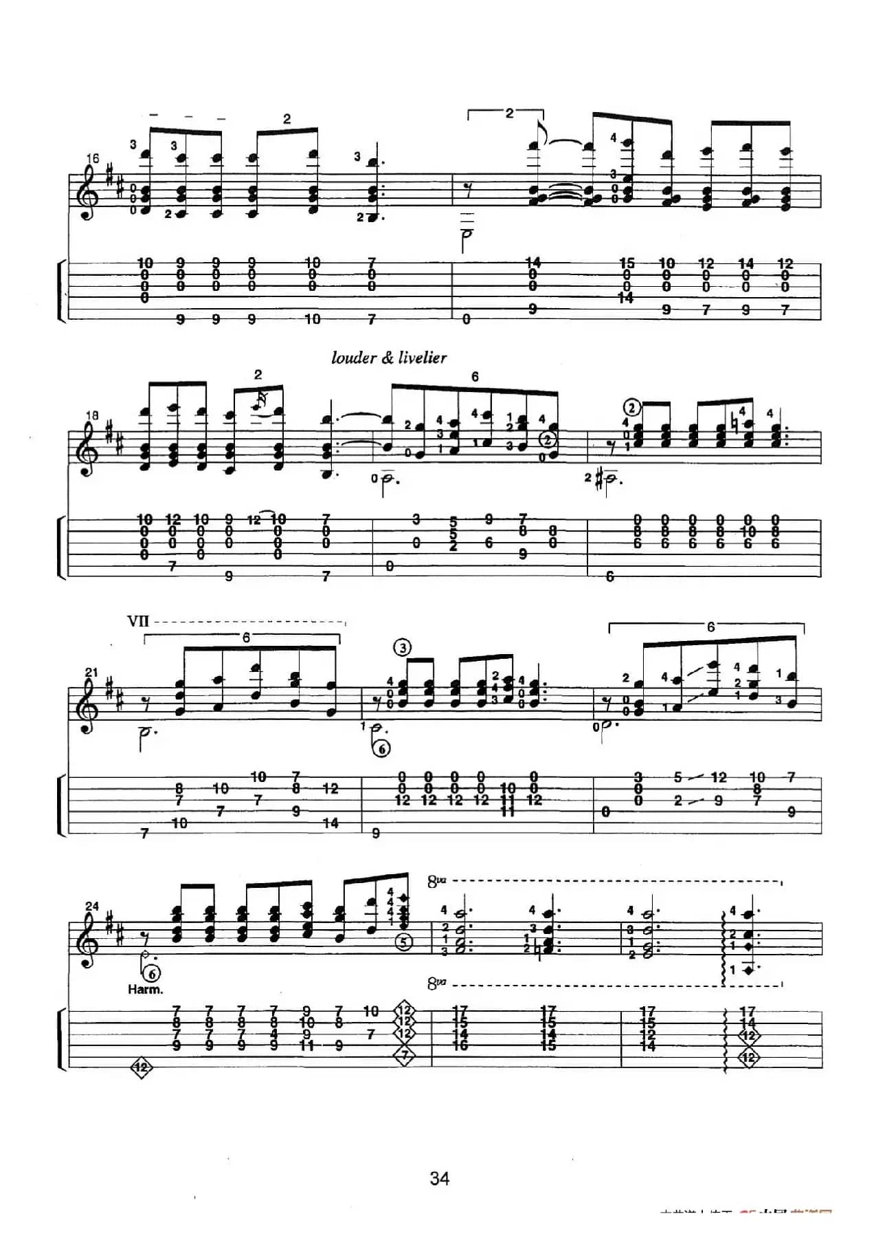 古典吉他：From the Dance（Clair de Lune）