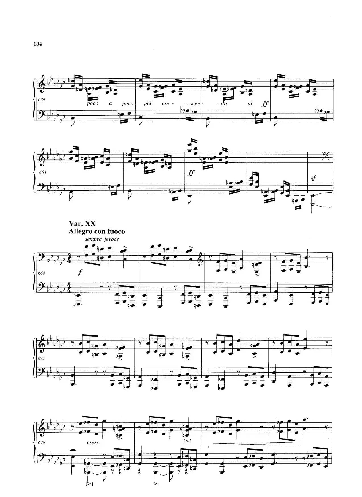 Variations and Fuge in e-flat Minor Op.23（降e小调主题变奏与赋格）