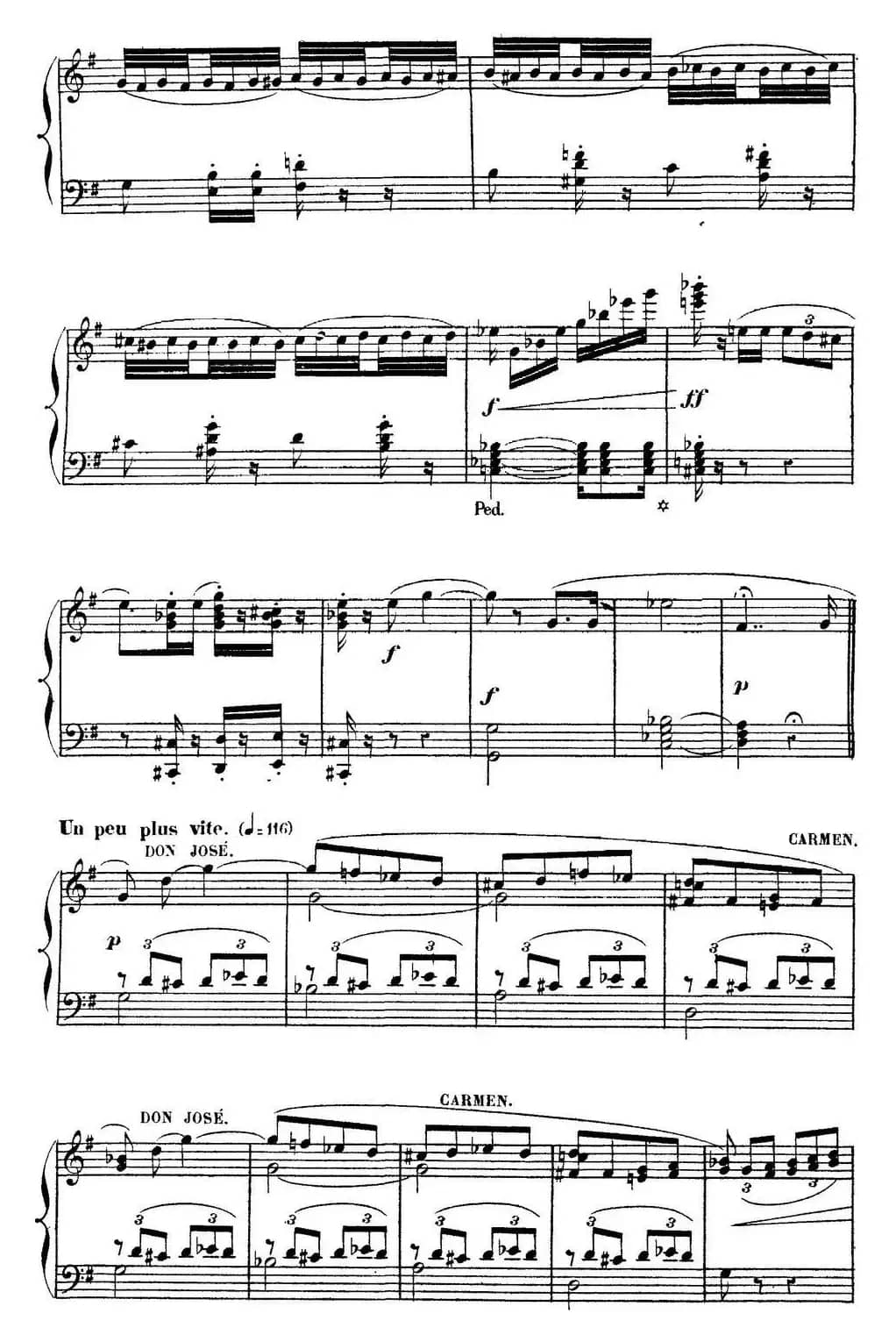 Carmen for Solo Piano（卡门全剧钢琴独奏版）（No.16）