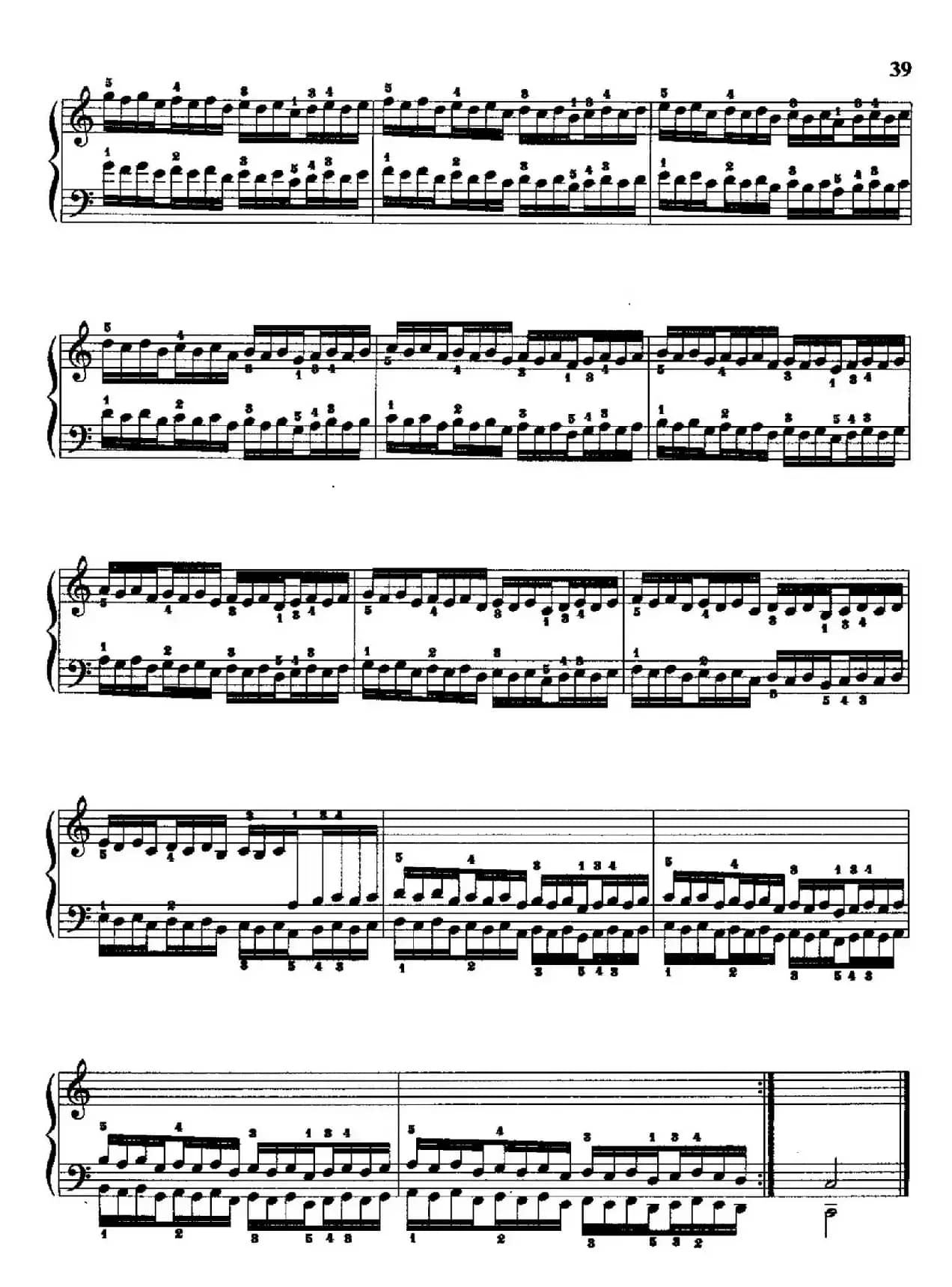 哈农钢琴练指法（第二部分·29）