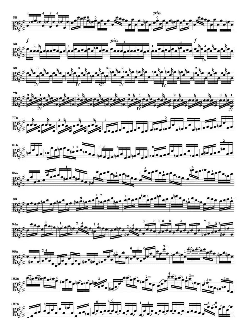 Bach Sonata BWV1006（无伴奏小提琴组曲）