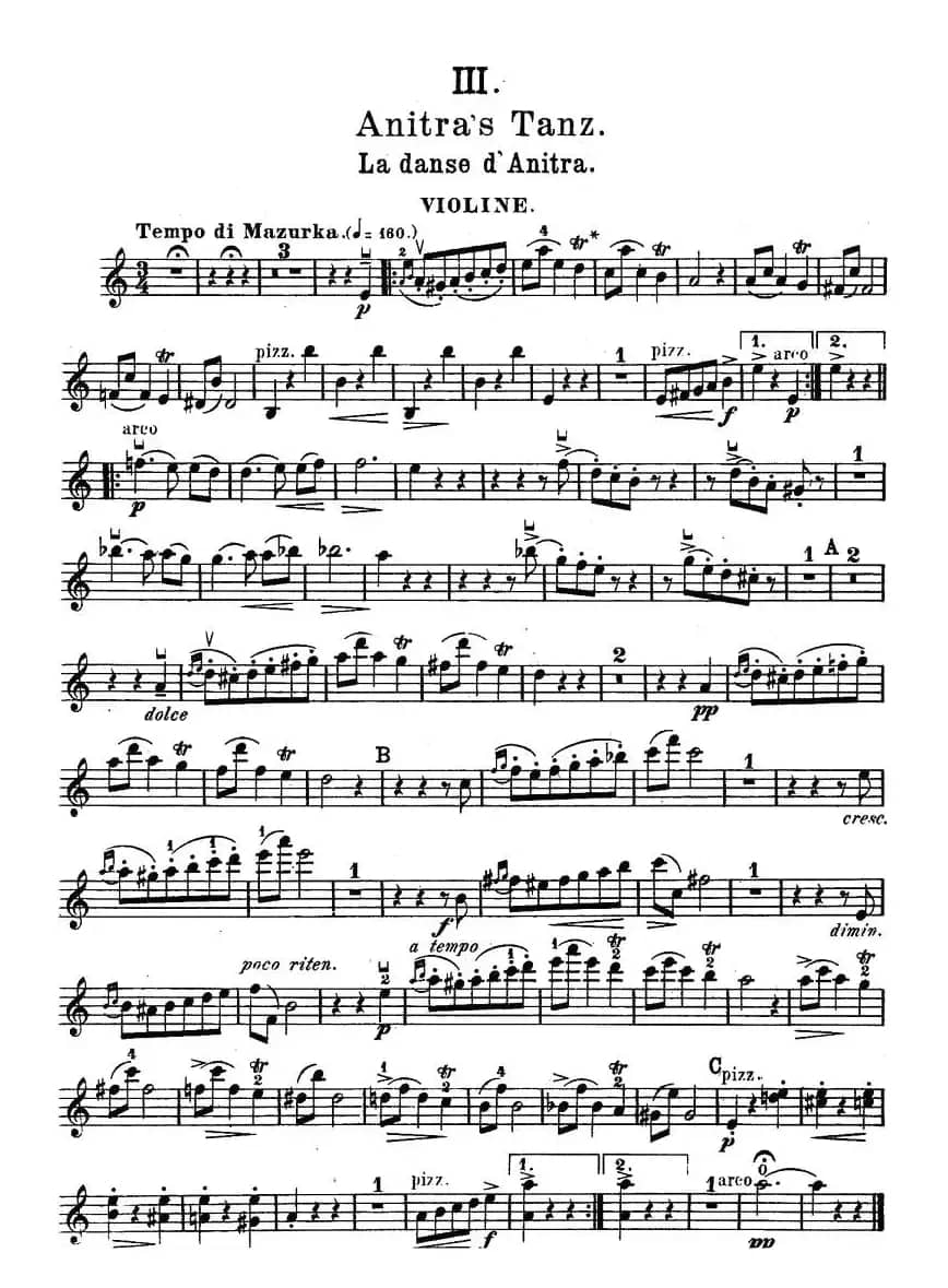 Anitra's Tanz（阿尼拉特舞曲）