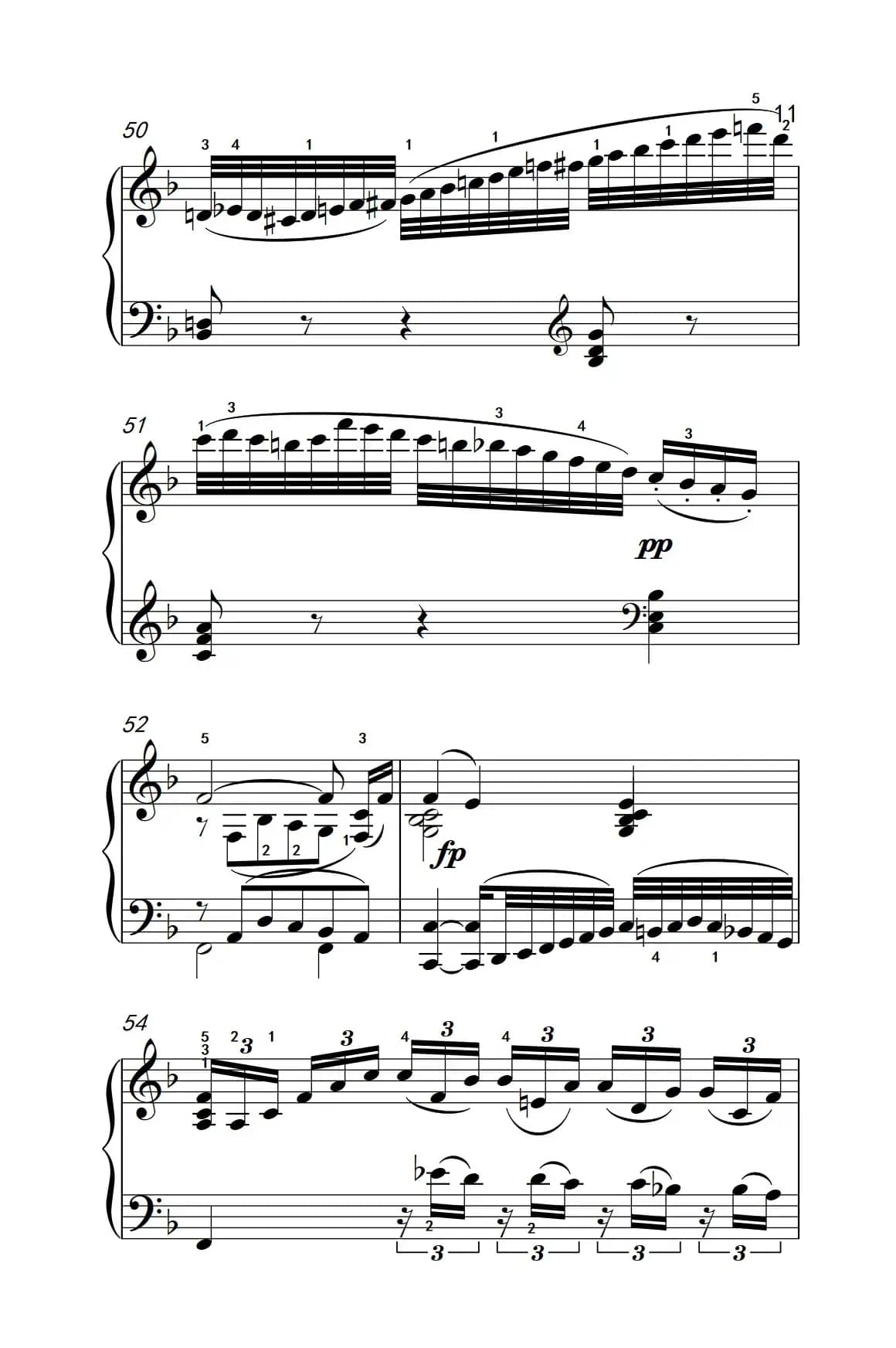 奏鸣曲 Opus 2 Nr.1 第二乐章（贝多芬奏鸣曲集 1）