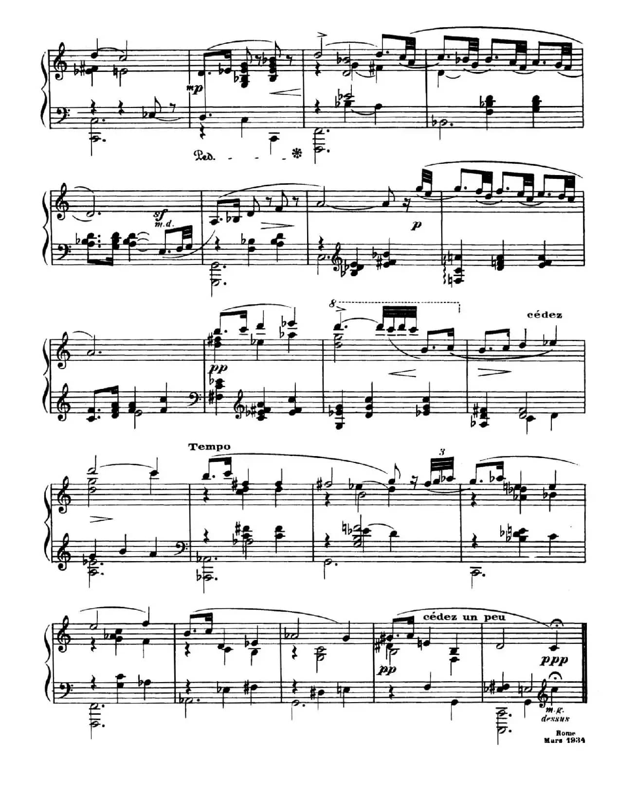 Eight Nocturnes （8首夜曲·Ⅳ）