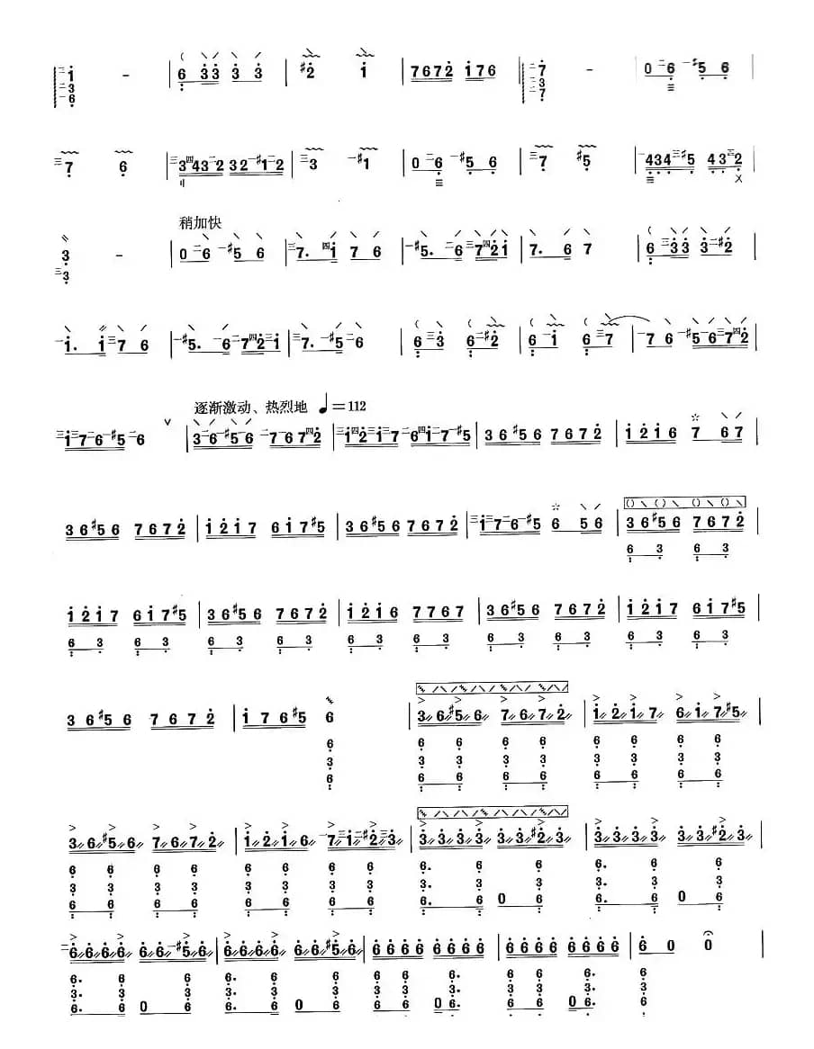 丝路驼铃（阮谱）