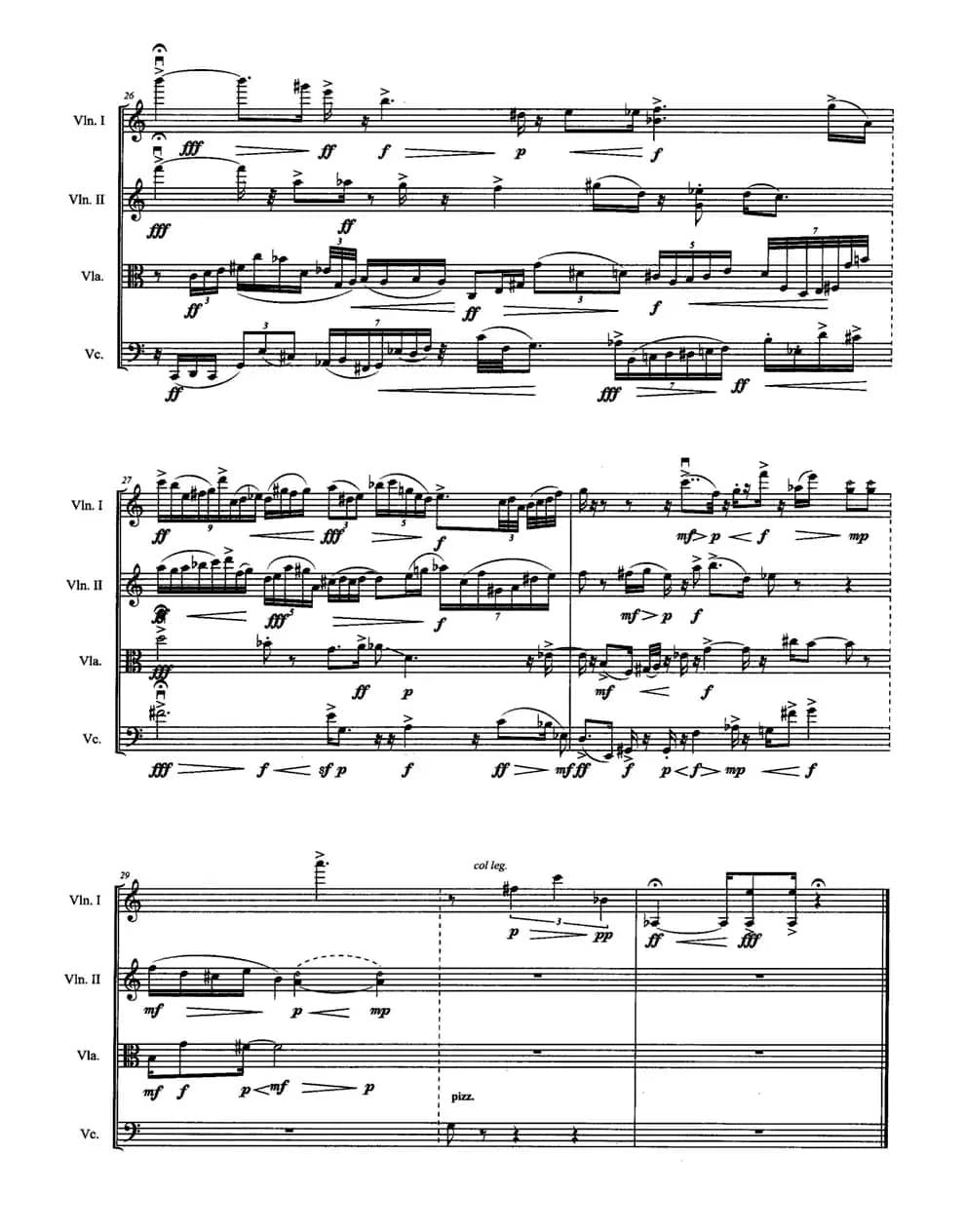 塞上吟（弦乐四重奏）