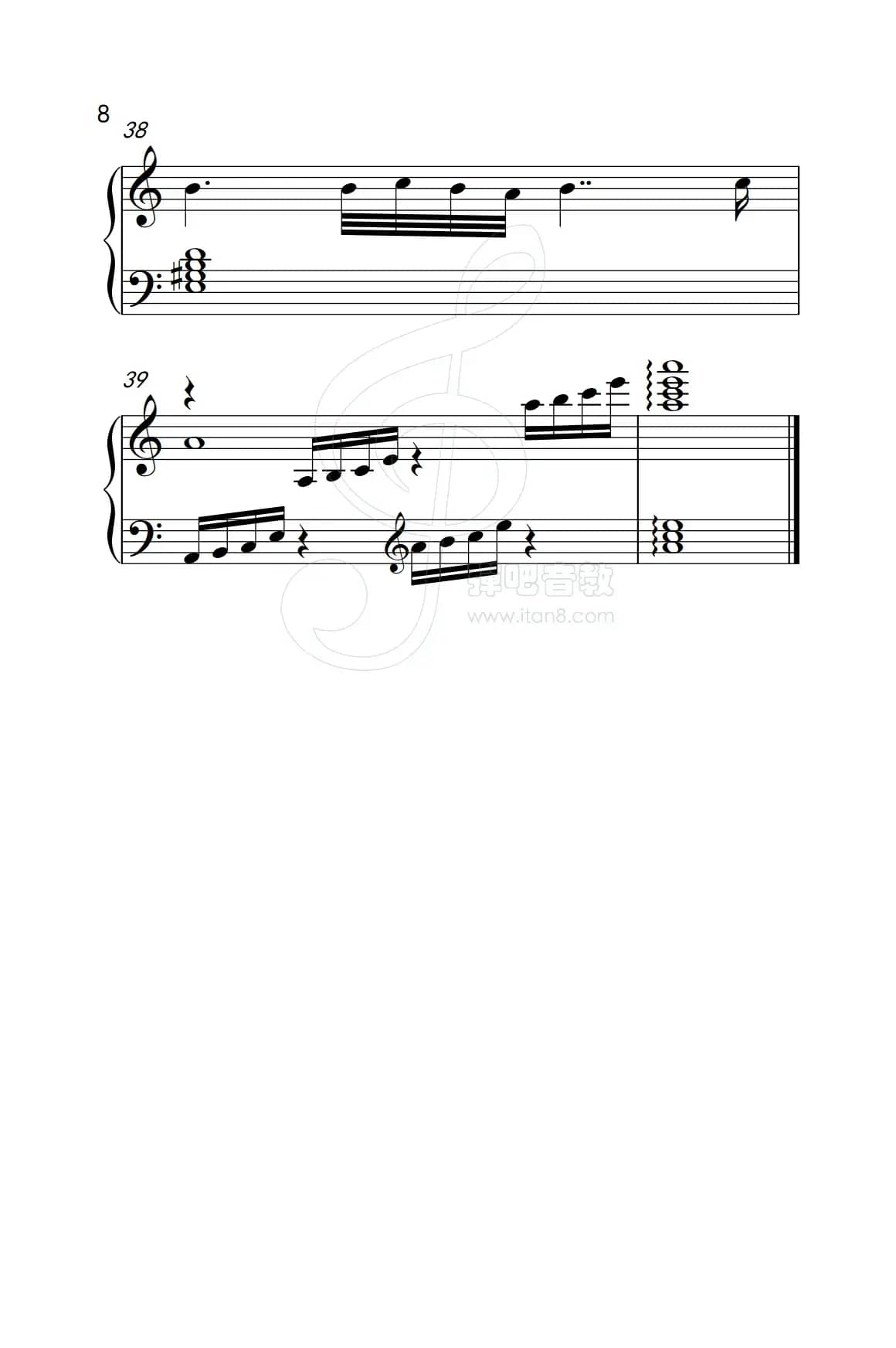 一千个伤心的理由（《弹吧音教》制谱版）