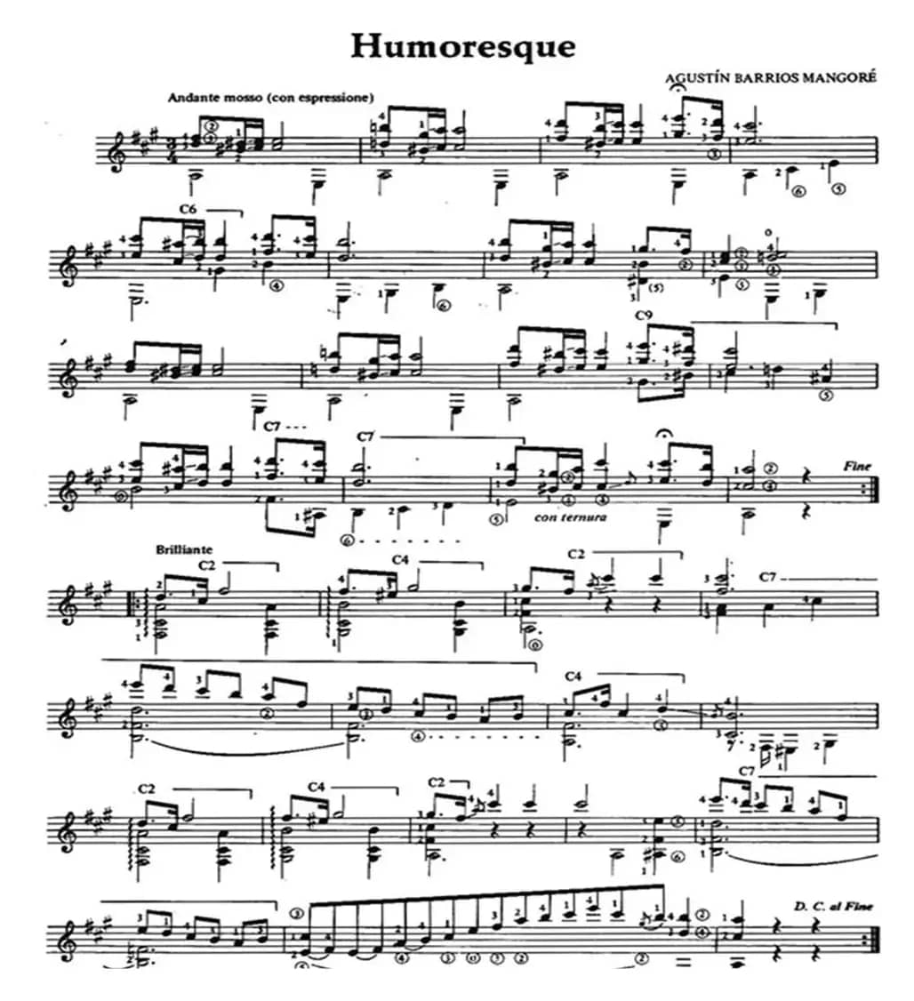 Humoresque（古典吉他）