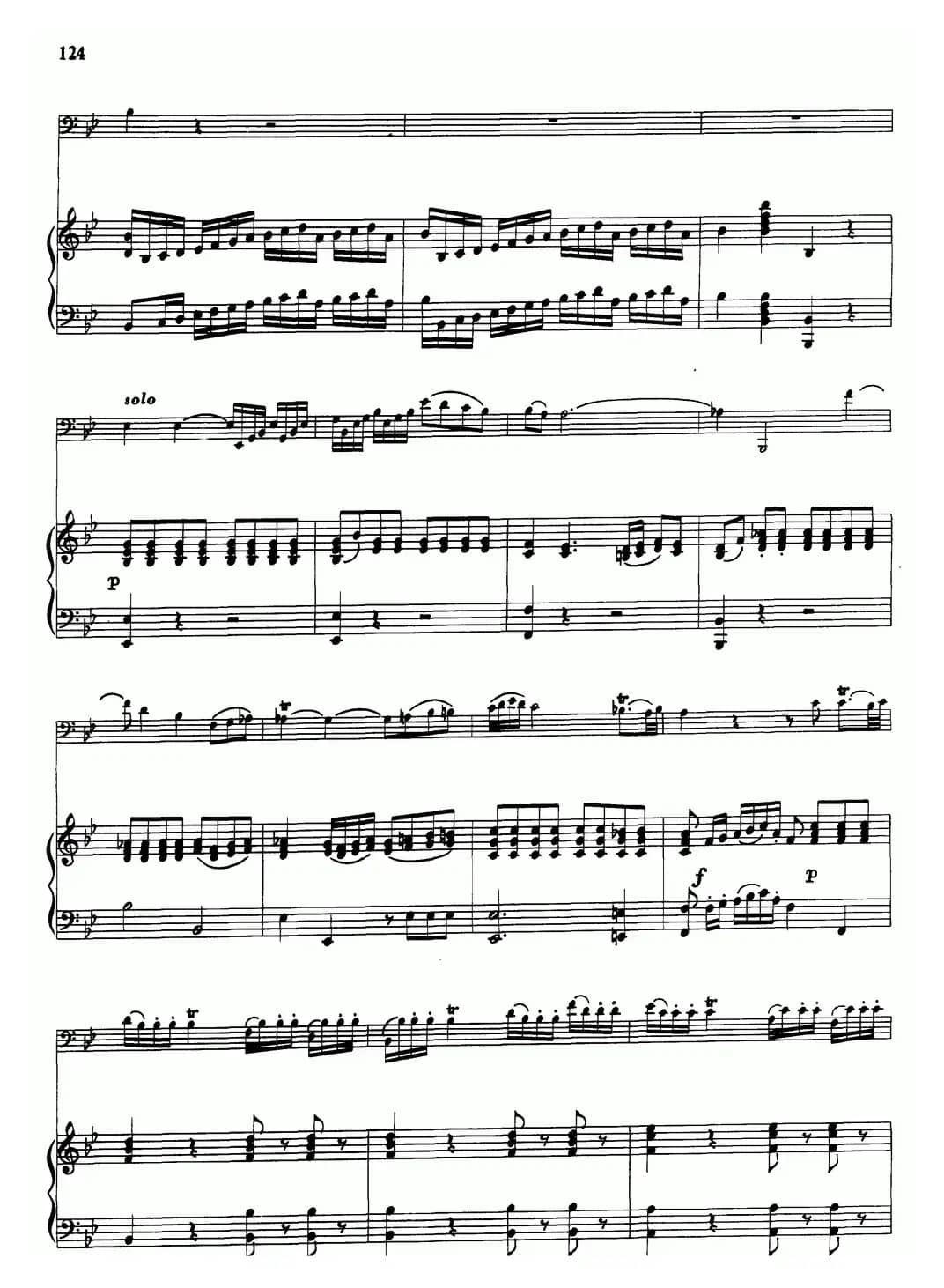 降B大调协奏曲（大管+钢琴伴奏）