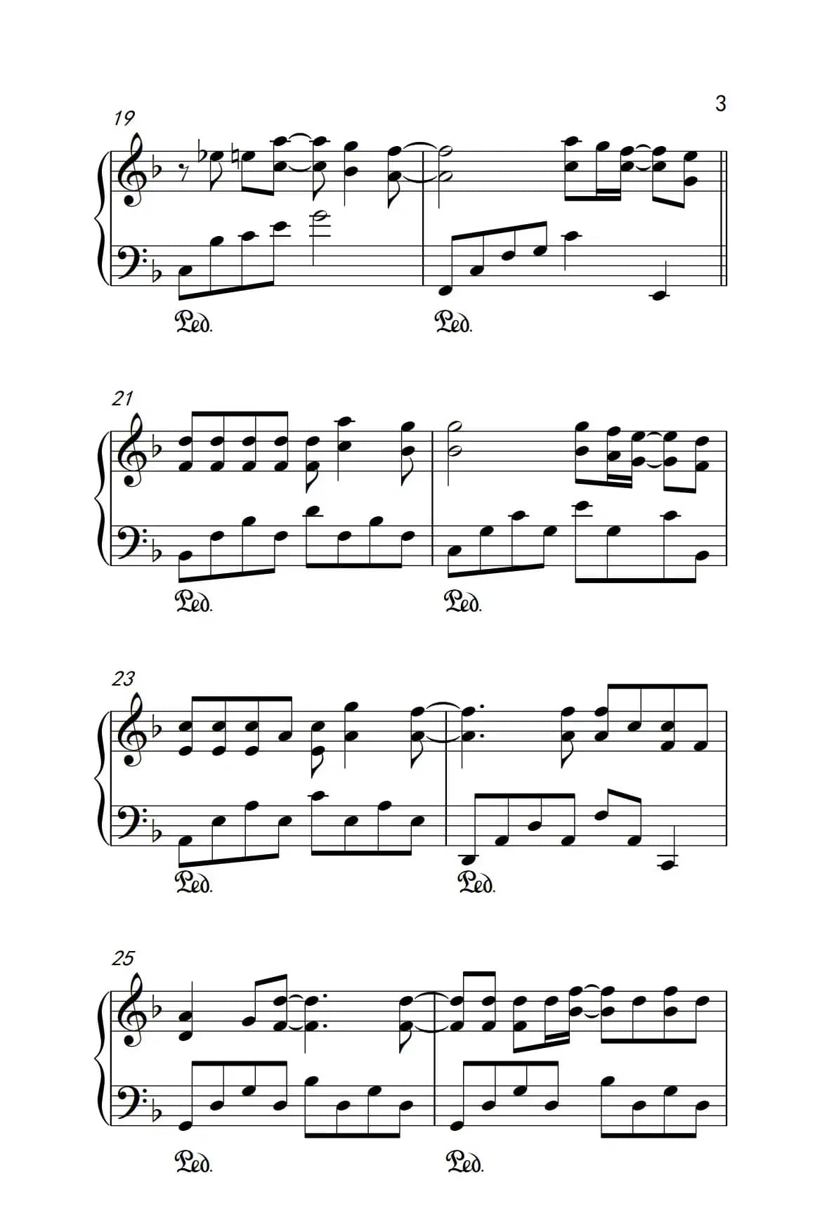 小幸运（《弹吧音教》制谱版）