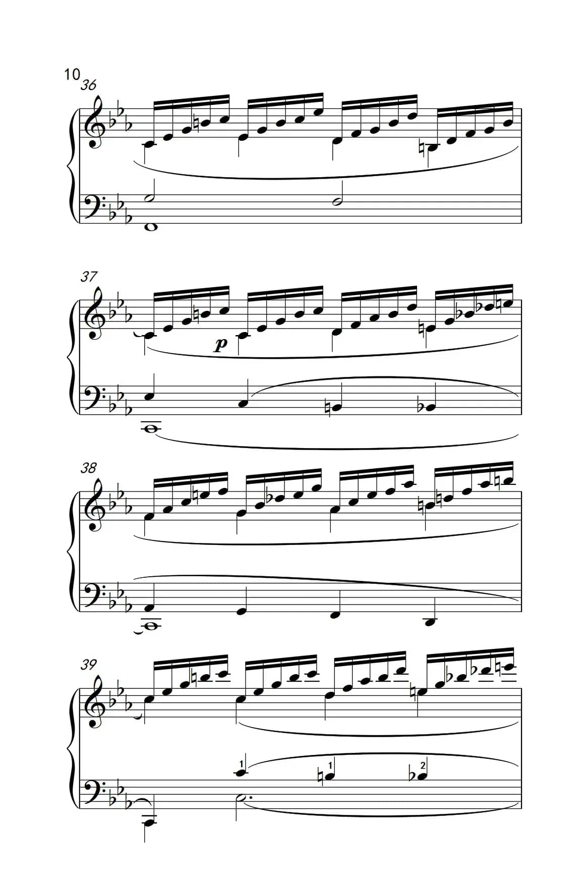 莫什科夫斯基 钢琴练习曲（第十四首）