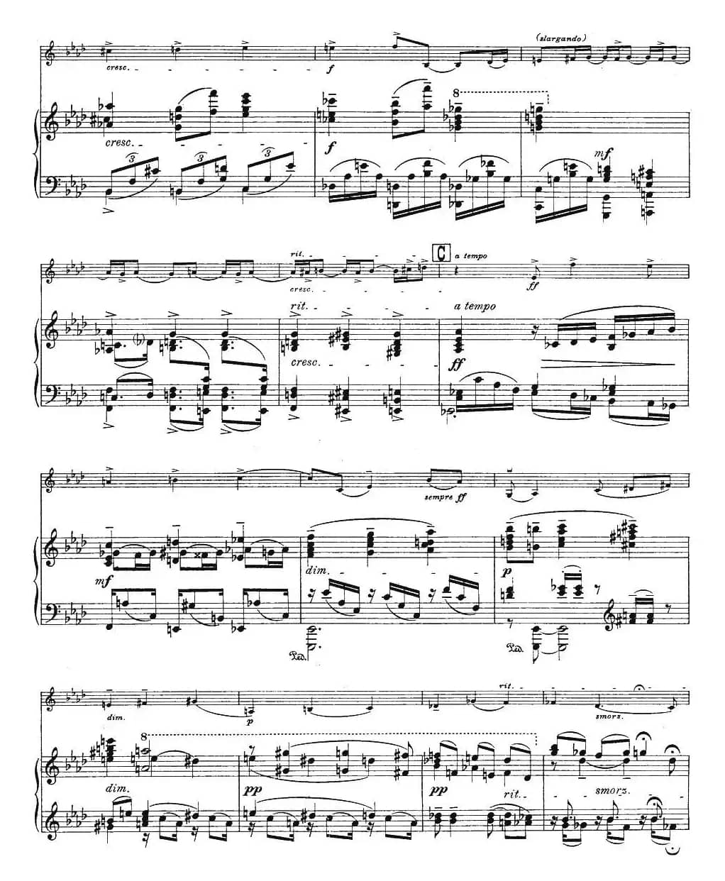 伊萨伊作品集：Extase（小提琴+钢琴伴奏）