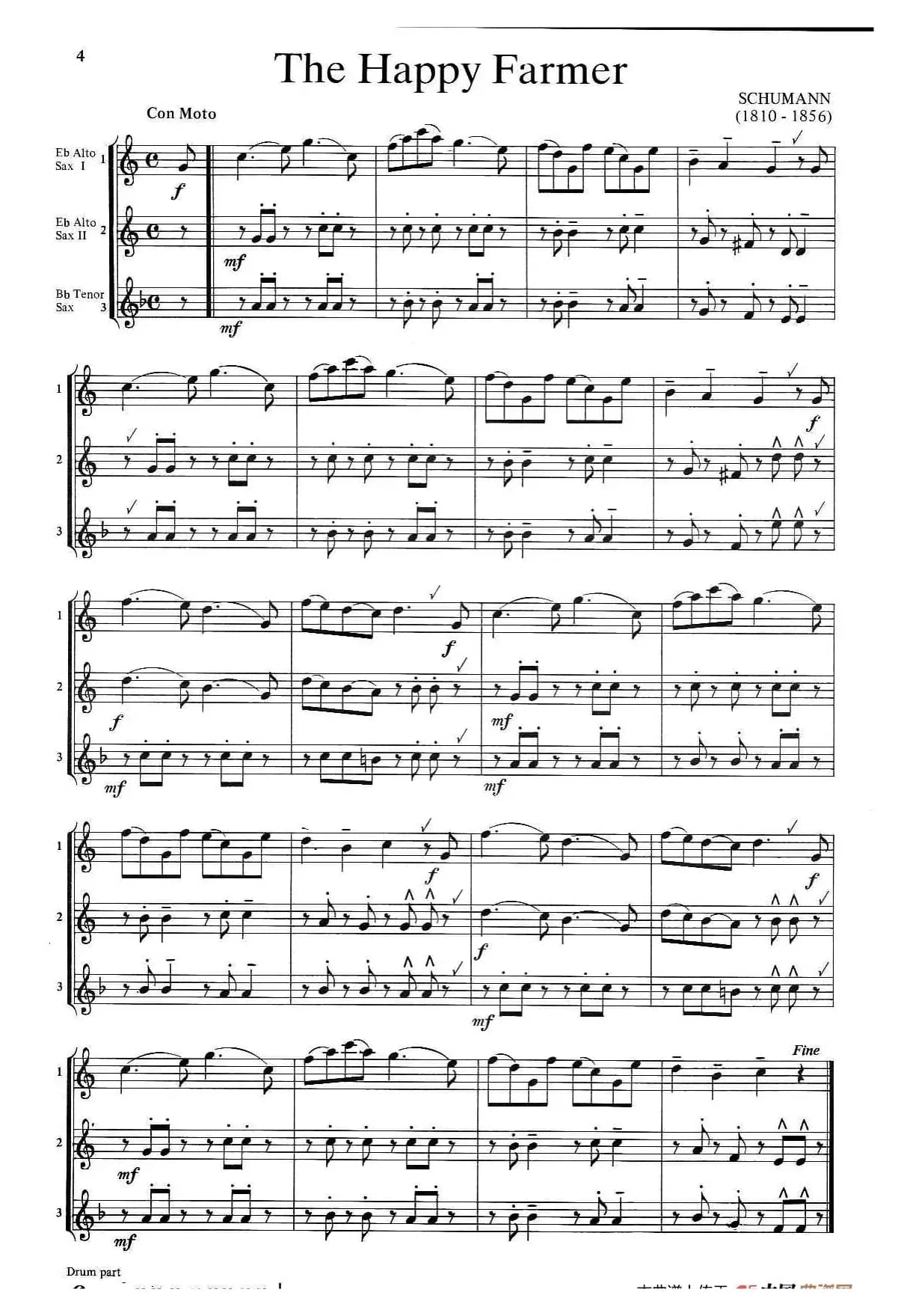 the  happy farmers（三重奏）