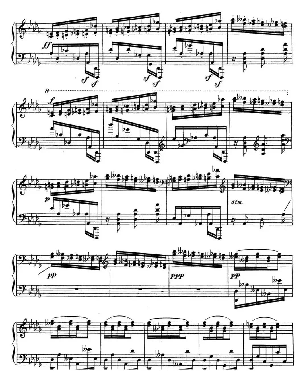 斯克里亚宾 钢琴练习曲 Op.8 No.10 Alexander Scriabin Etudes