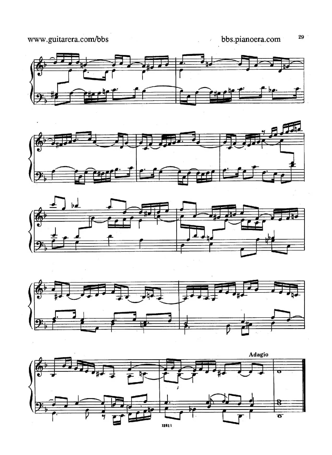 Suite No.3 in d Minor HWV 428（d小调第三组曲）