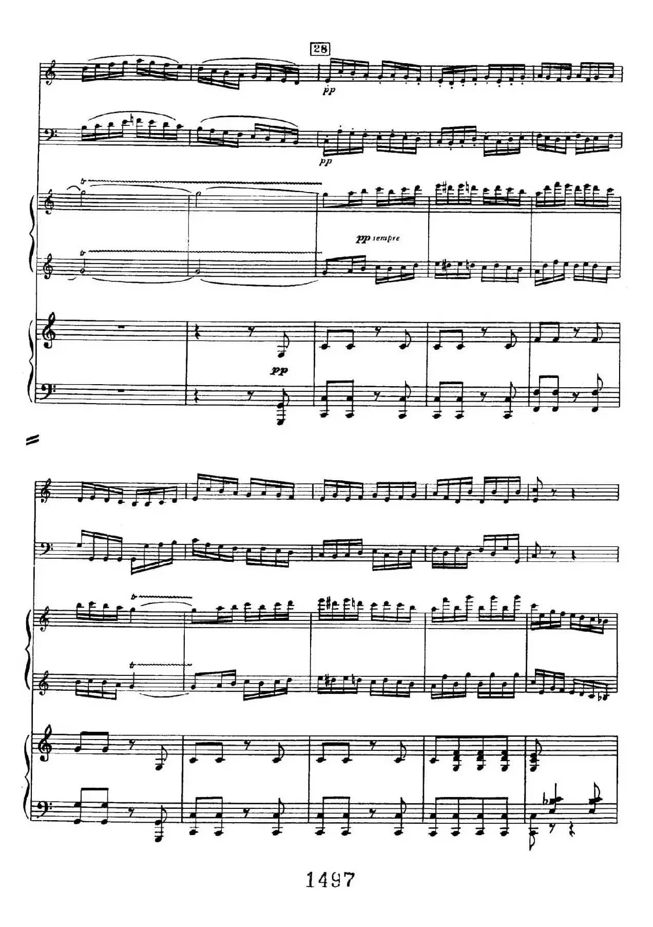 Triple Concerto in C Major Op.56(C大调三重协奏曲·双钢琴·Ⅲ)