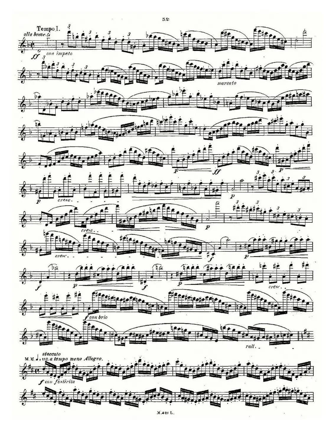 24首长笛练习曲 Op.15 之21—24