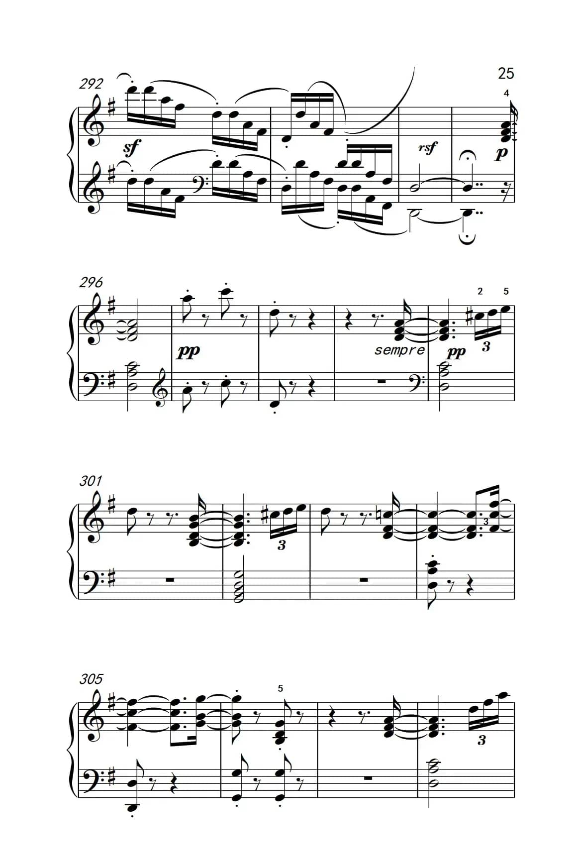 第九级2.G大调奏鸣曲 第一乐章 Op.31 No.1（中央音乐学院 钢琴（业余）考级教程 7-9级）