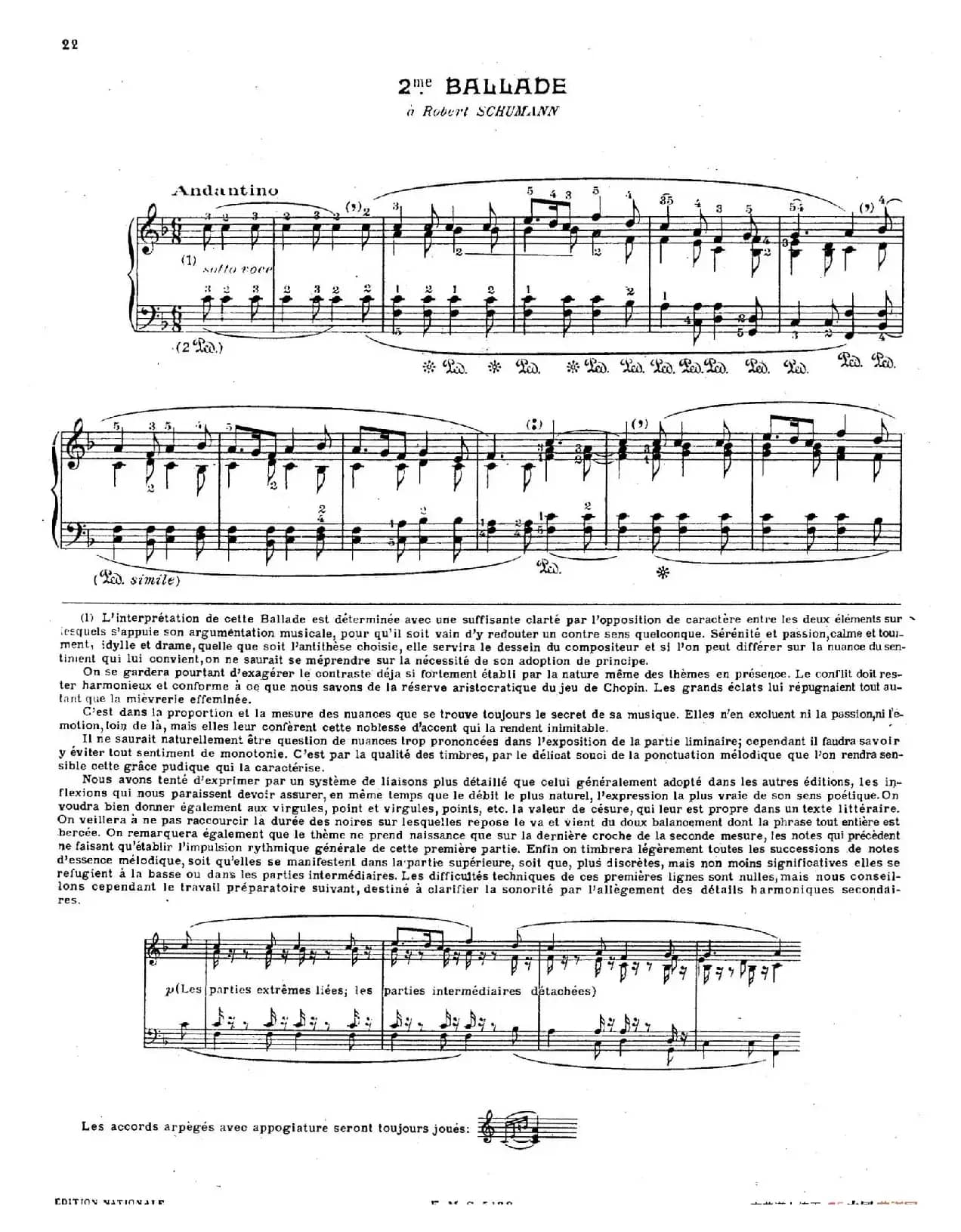 Ballade no.2 in F Major Op.38(F大调第二叙事曲)