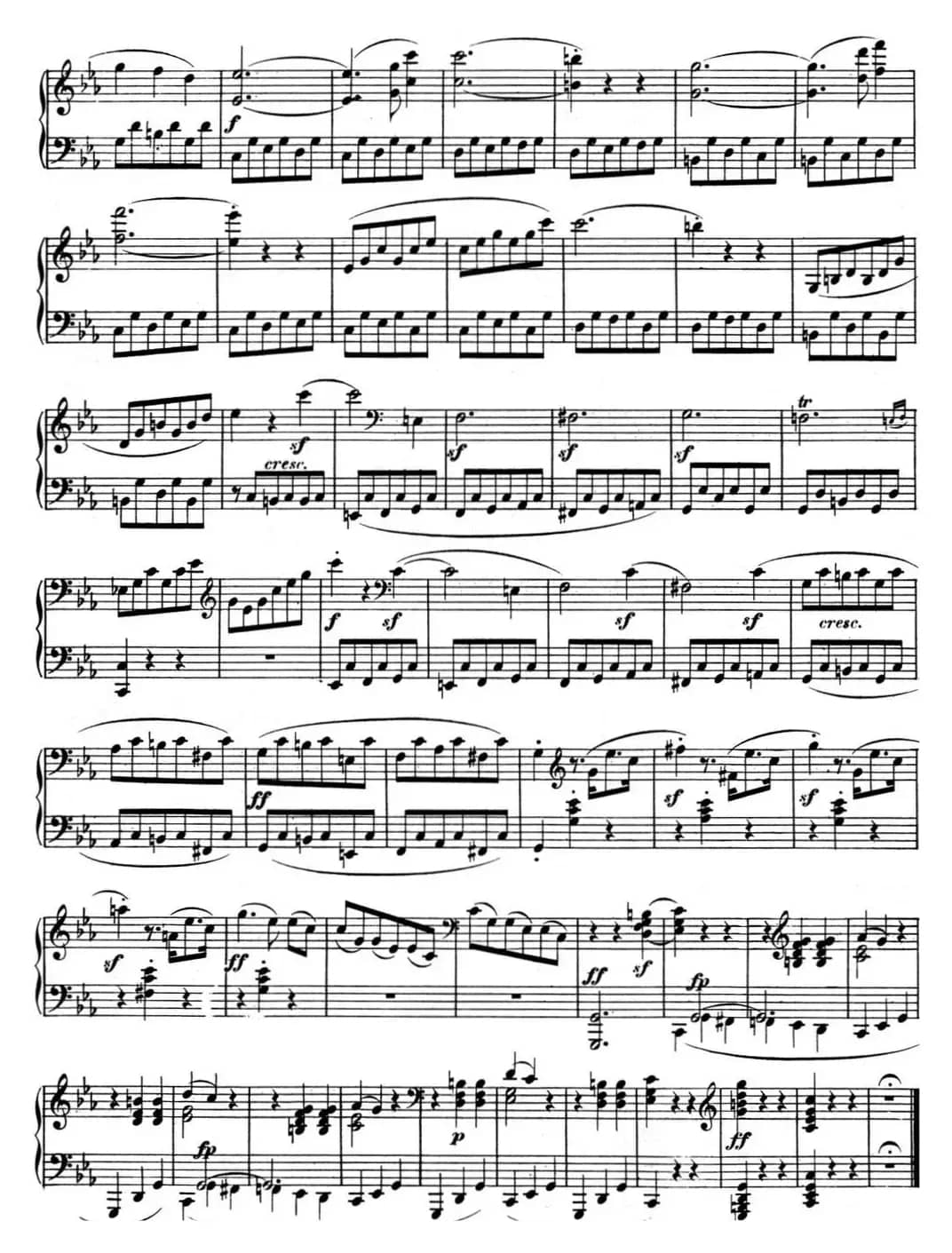 贝多芬钢琴奏鸣曲05 c小调 Op.10 No.1 C minor