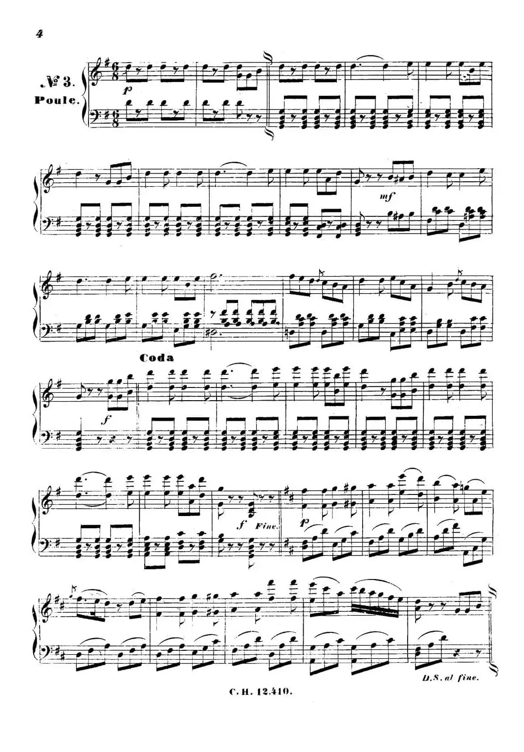 康康舞曲（奥菲斯四对舞）